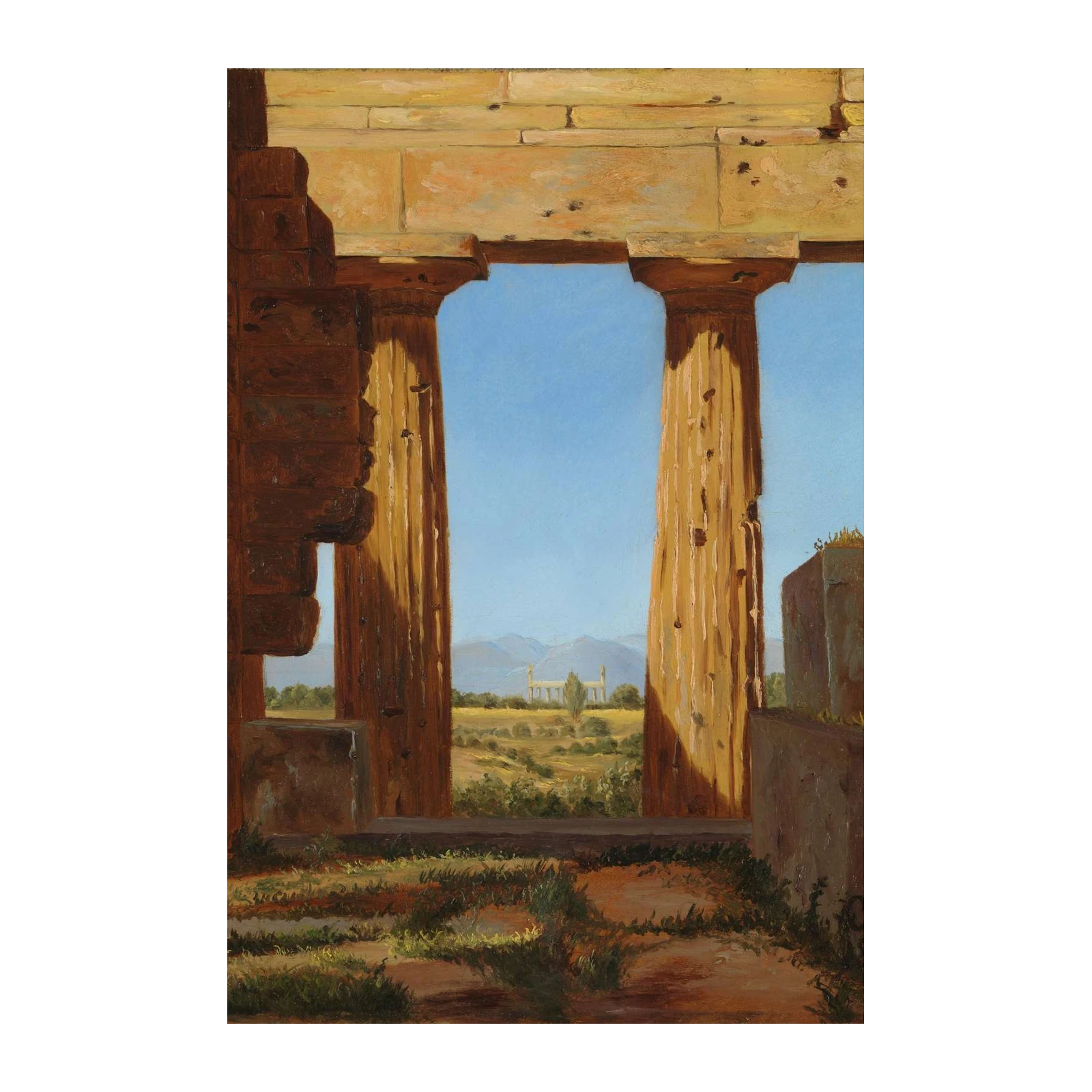 Ancient Pillars Landscape Wall Art