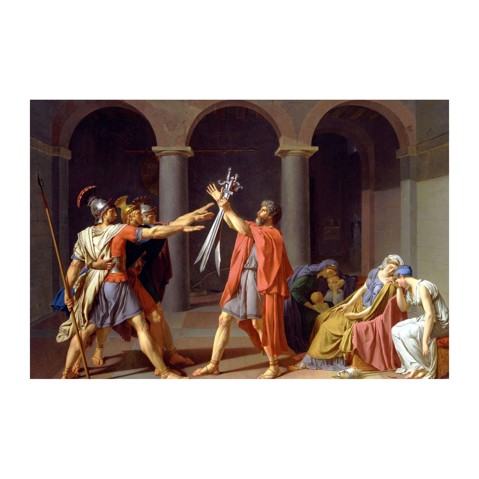 Oath of the Horatii Wall Art