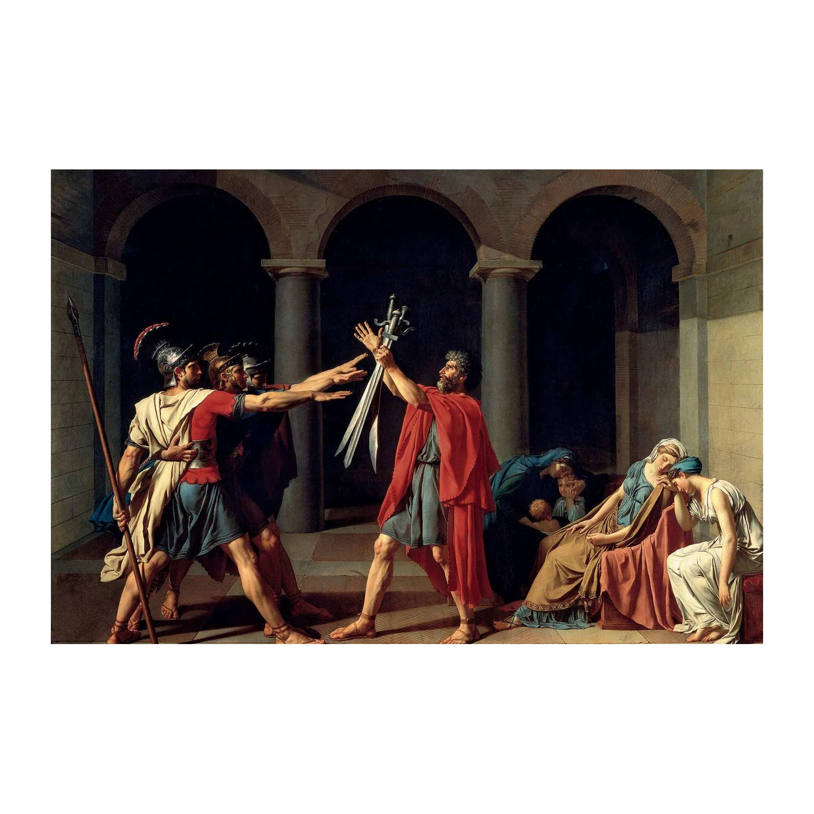 Oath of the Horatii Wall Art