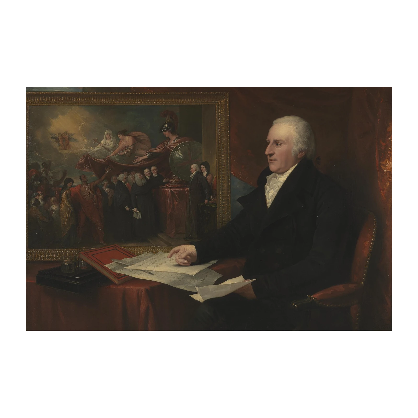 Distinguished Gentleman Portrait Wall Art