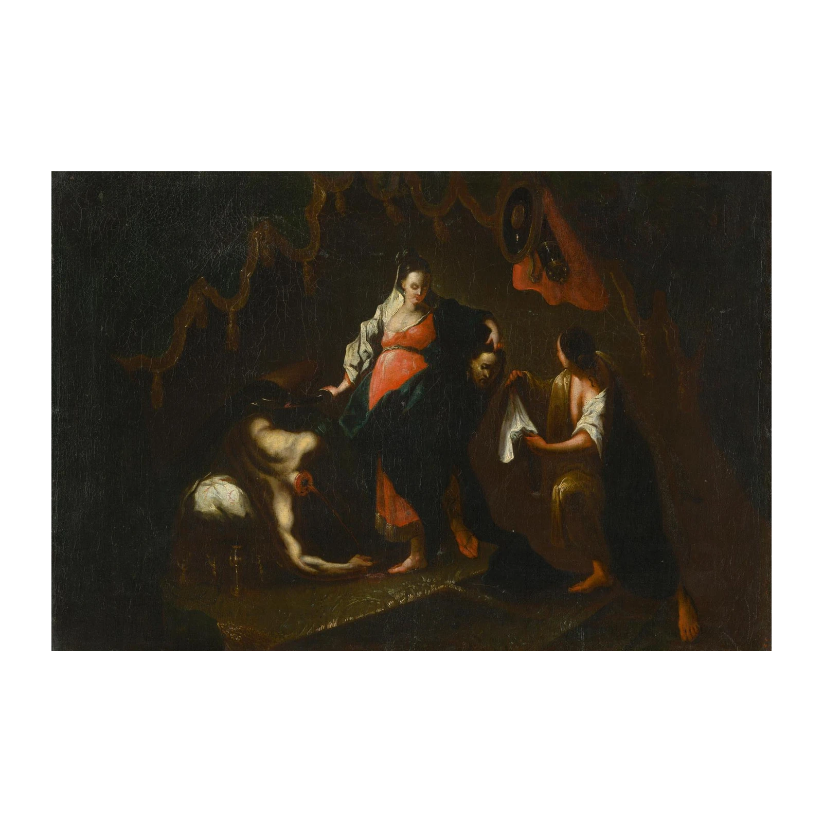 Judith Beheading Holofernes Baroque Wall Art