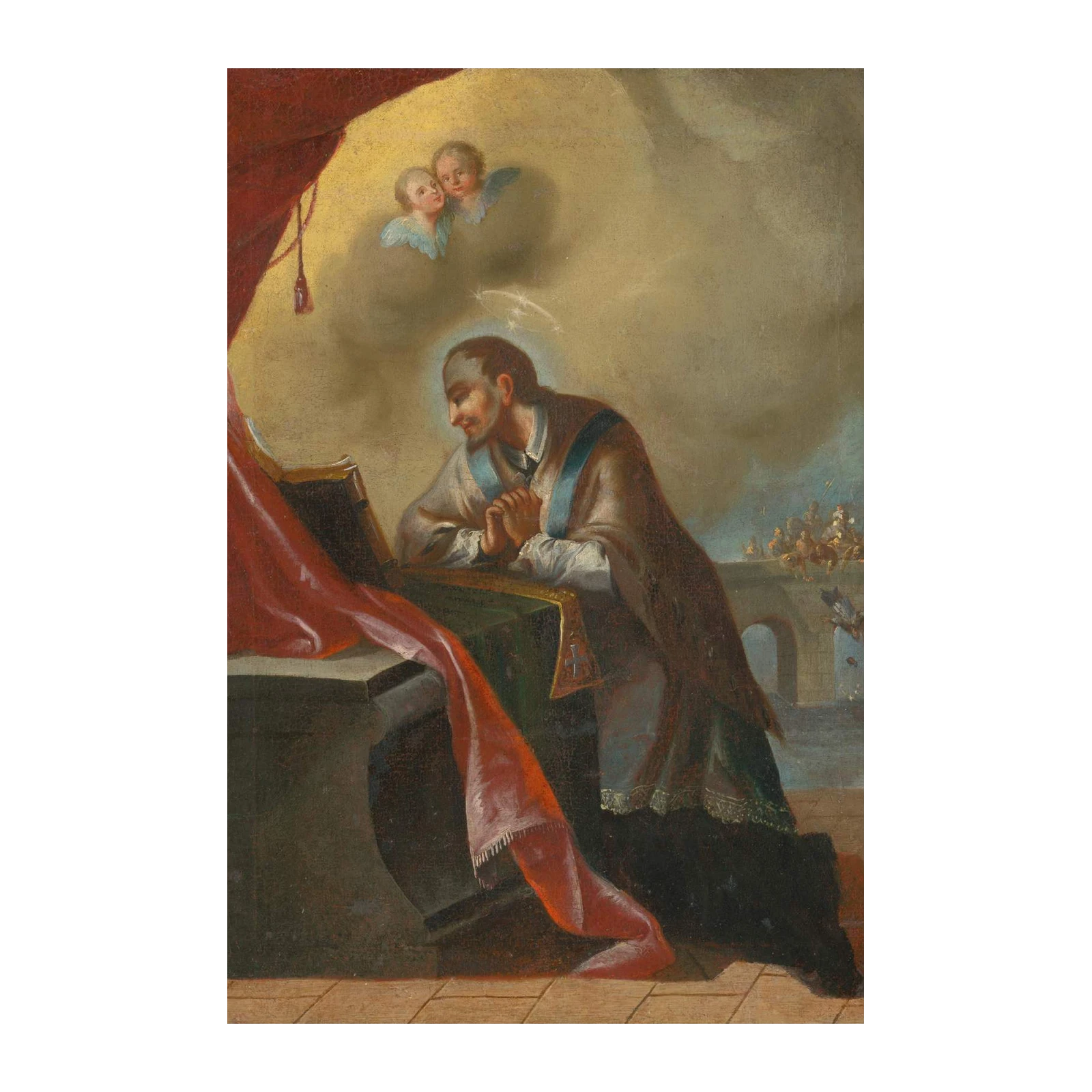 Serene Prayer Saint Wall Art - Religious Art