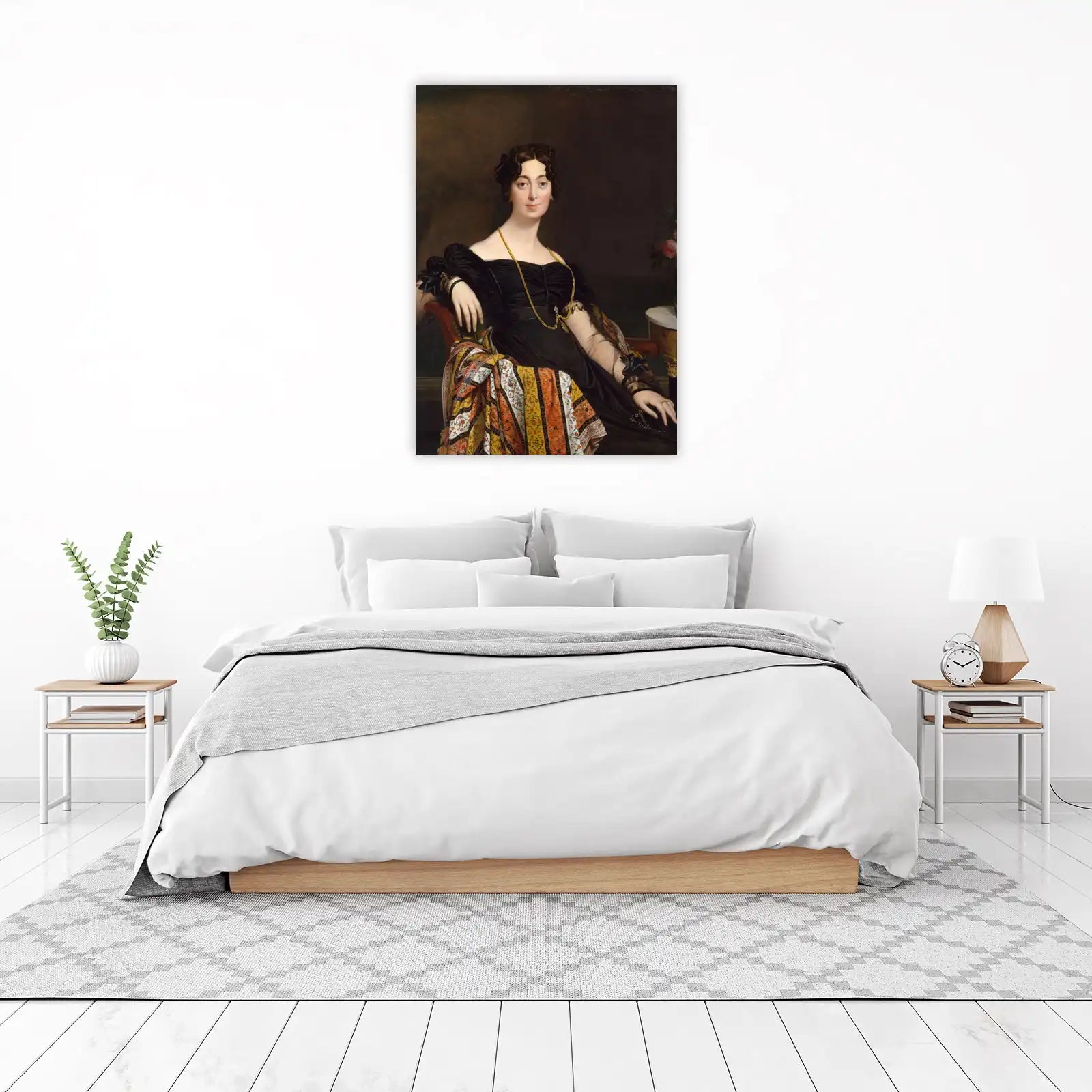 Elegant Victorian Woman Portrait Wall Art