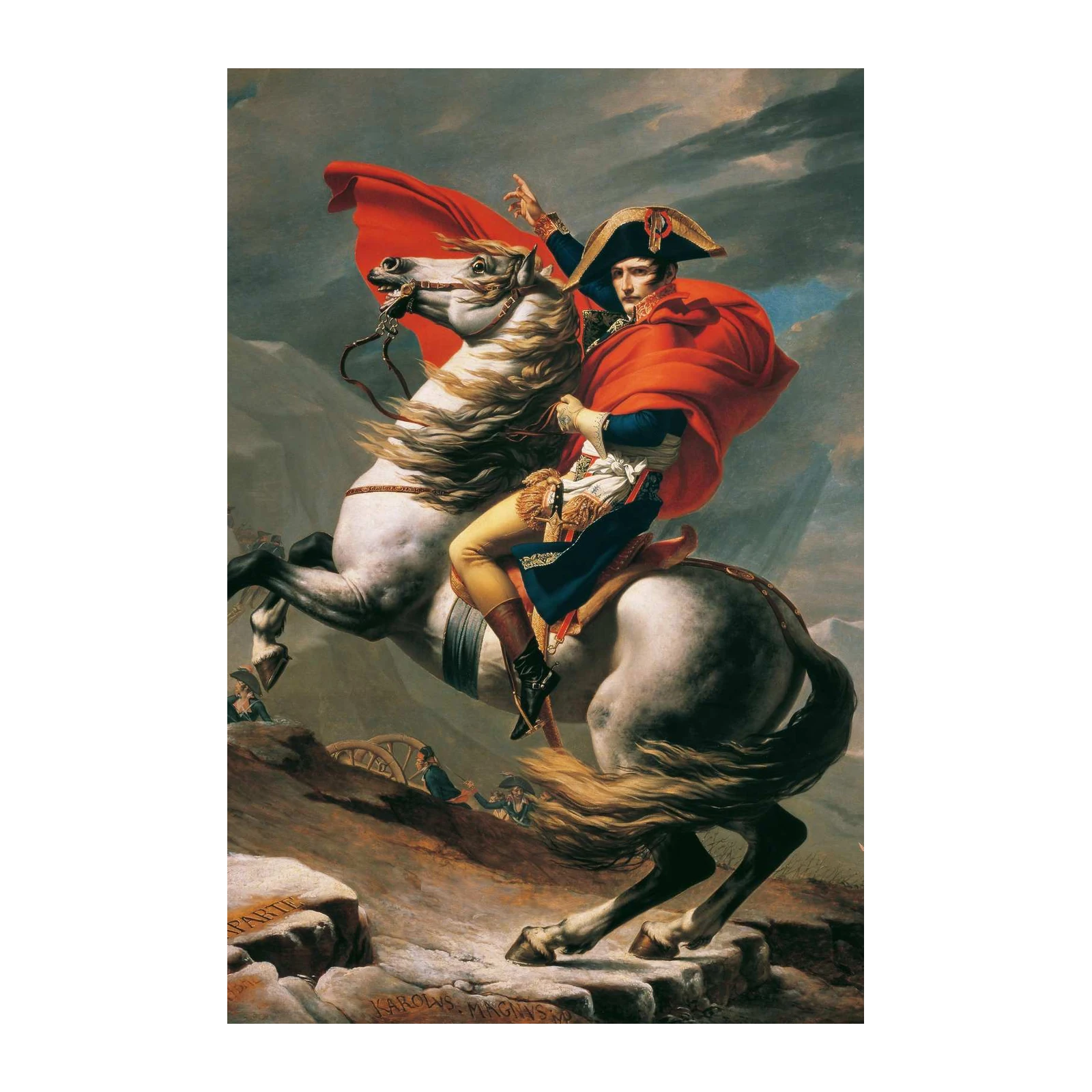 Napoleon Crossing the Alps Wall Art
