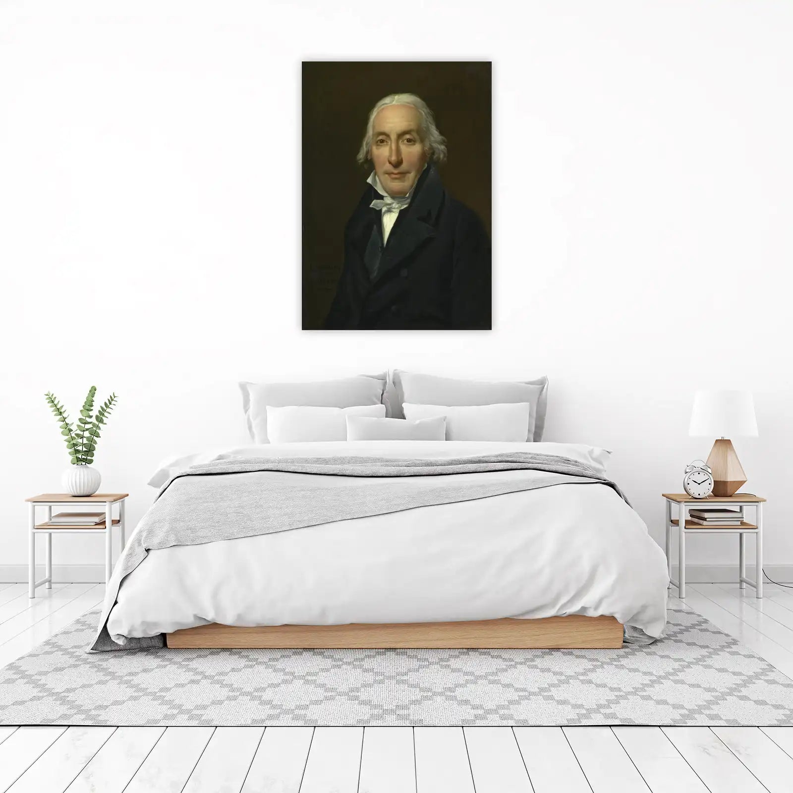 Distinguished Gentleman Portrait Wall Art