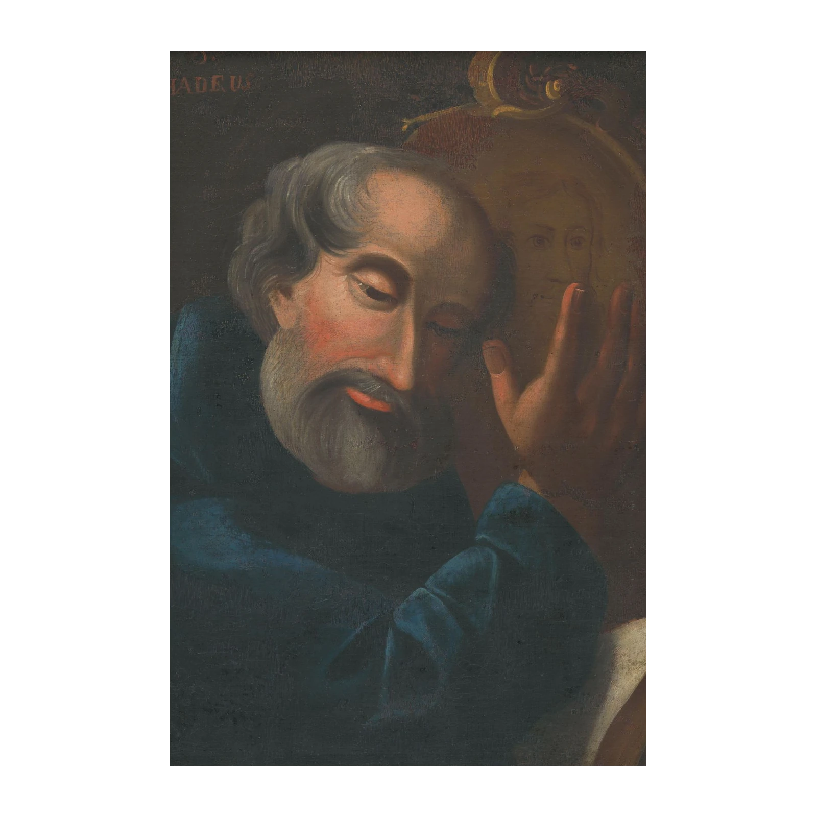 Saint Thaddeus Praying Portrait Wall Art
