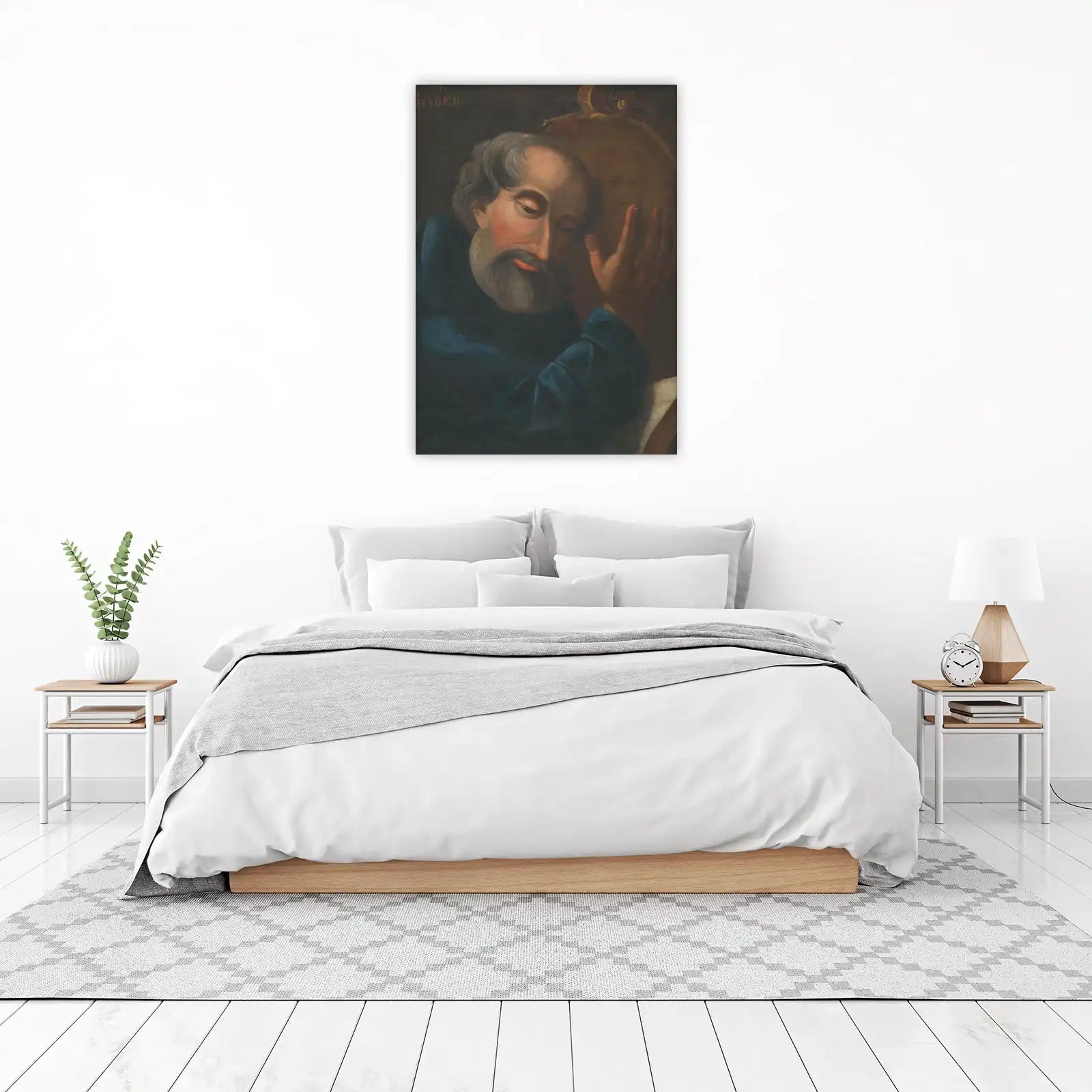 Saint Thaddeus Praying Portrait Wall Art