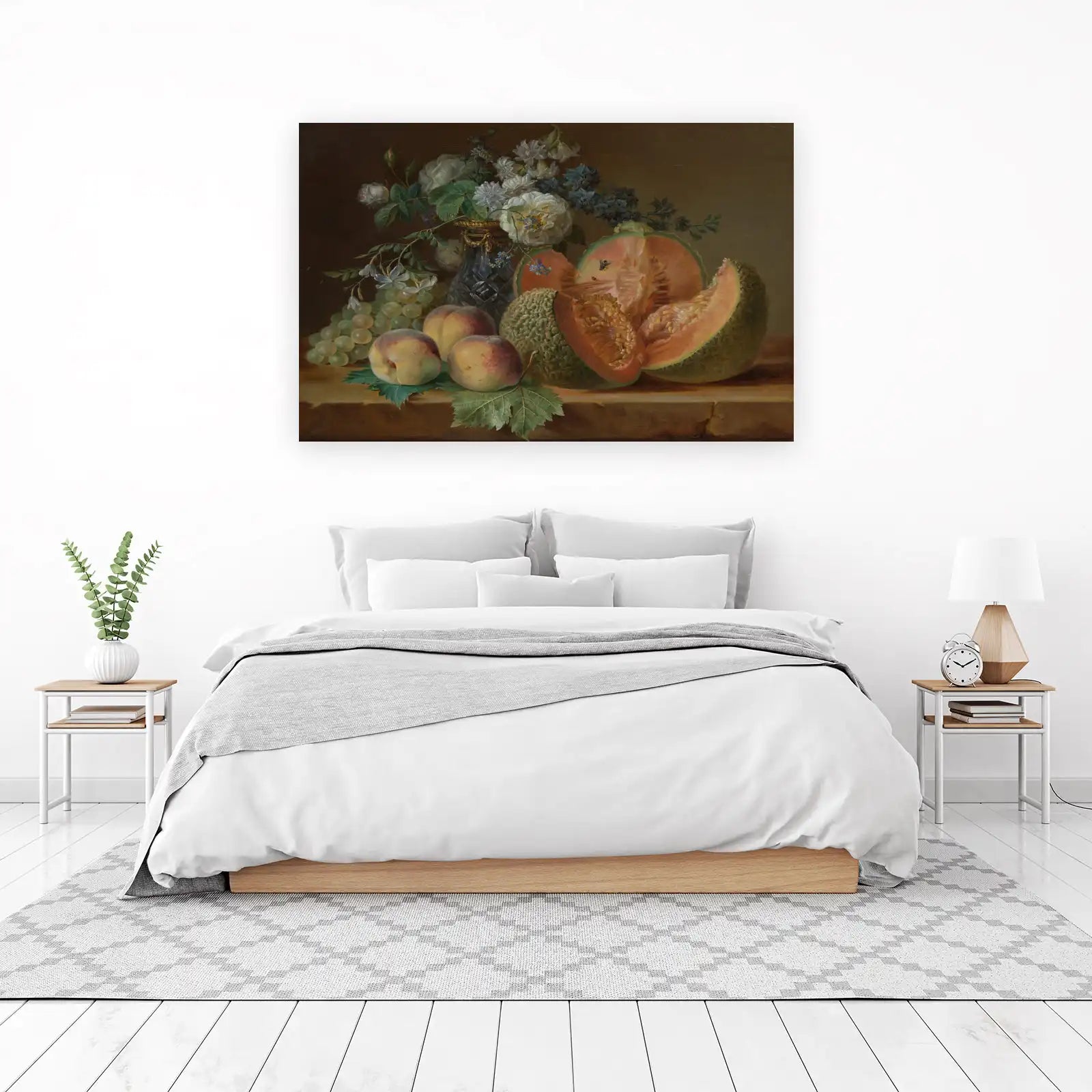 Exquisite Fruit & Flowers Still Life Wall Art