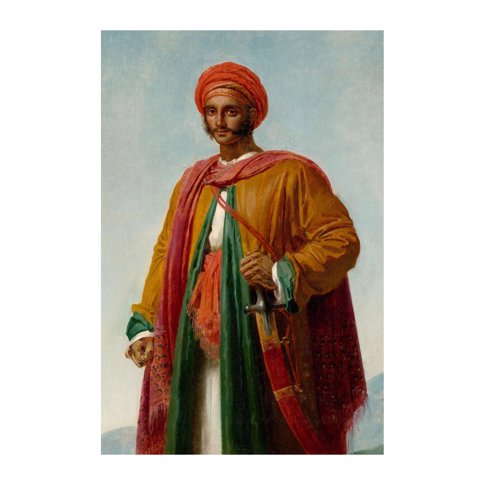 Oriental Gentleman Portrait Wall Art