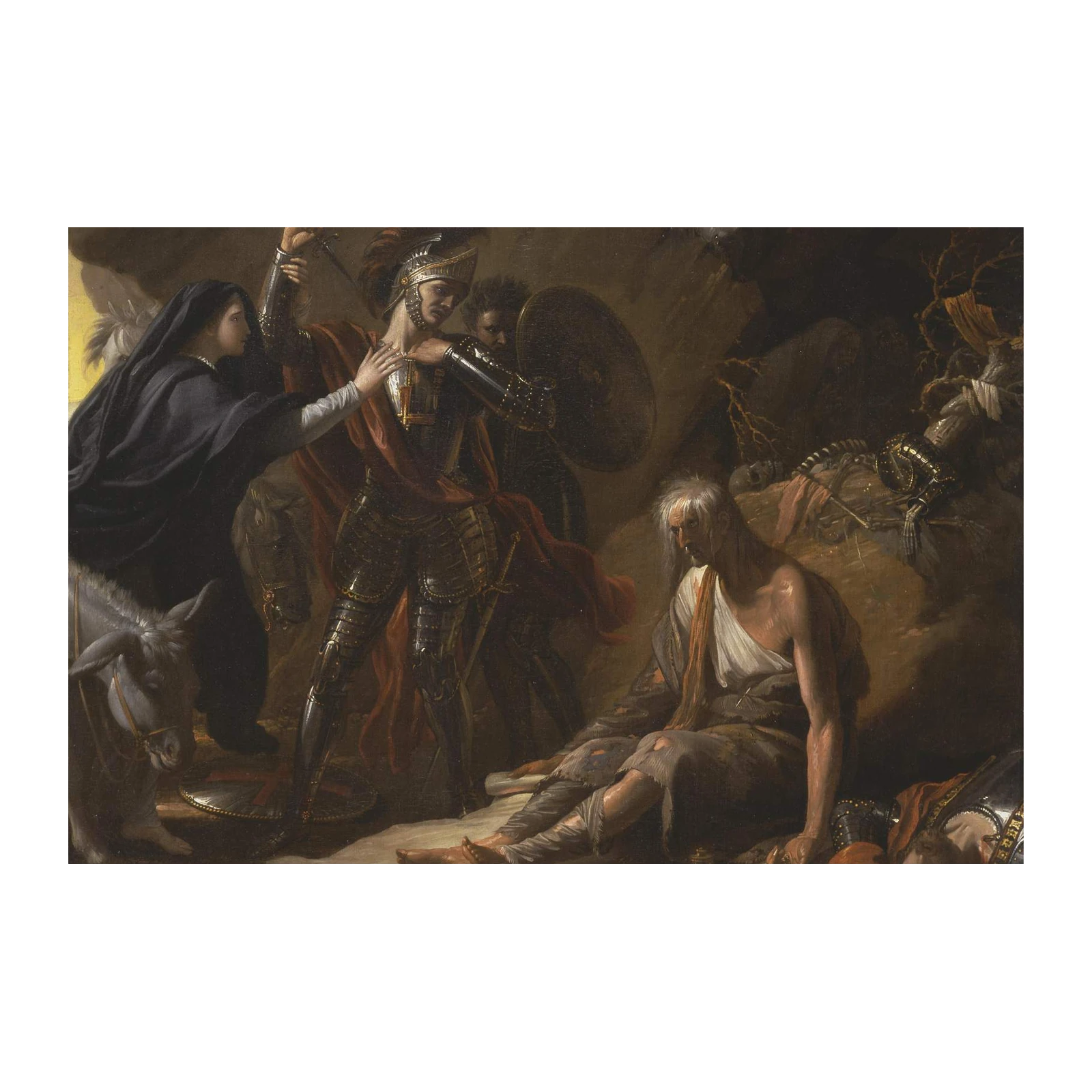 Dramatic Historical Scene Wall Art