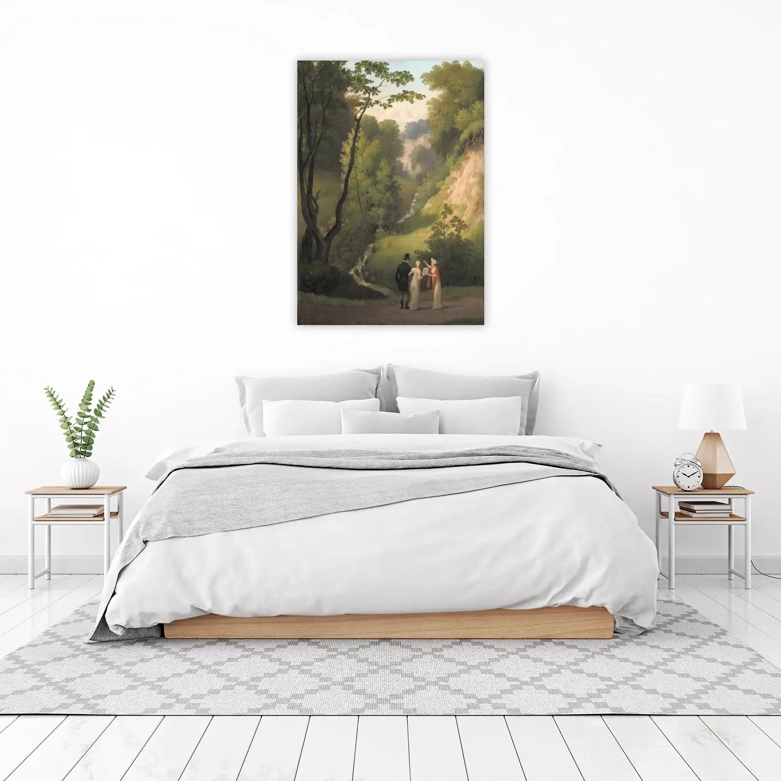 Romantic Landscape Walk Wall Art