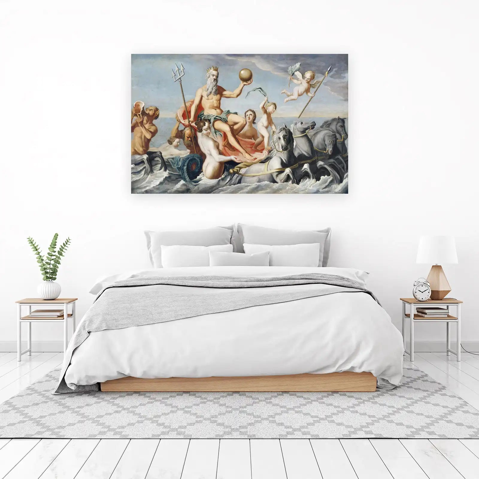 Neptune's Chariot Mythological Scene Wall Art