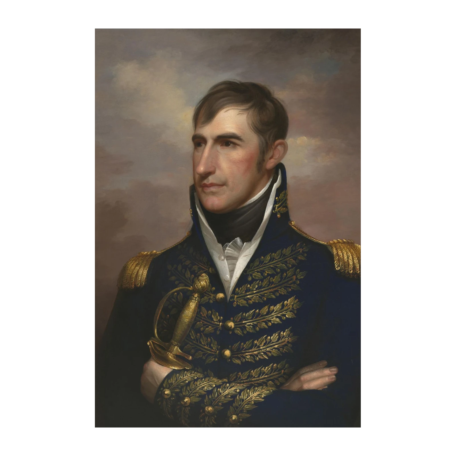 Vintage Military Portrait Wall Art