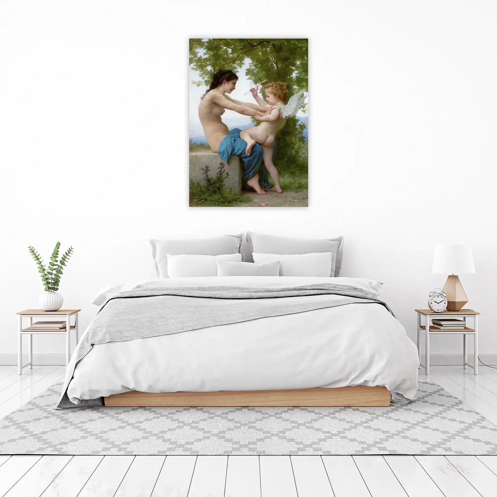 Cupid and Psyche Allegory Wall Art