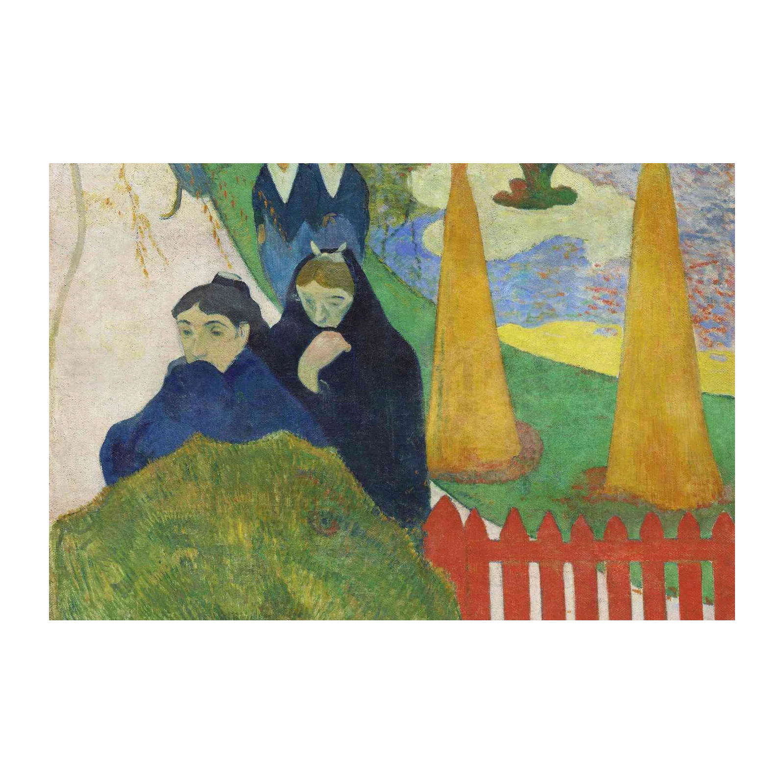 Symbolist Garden Scene Wall Art