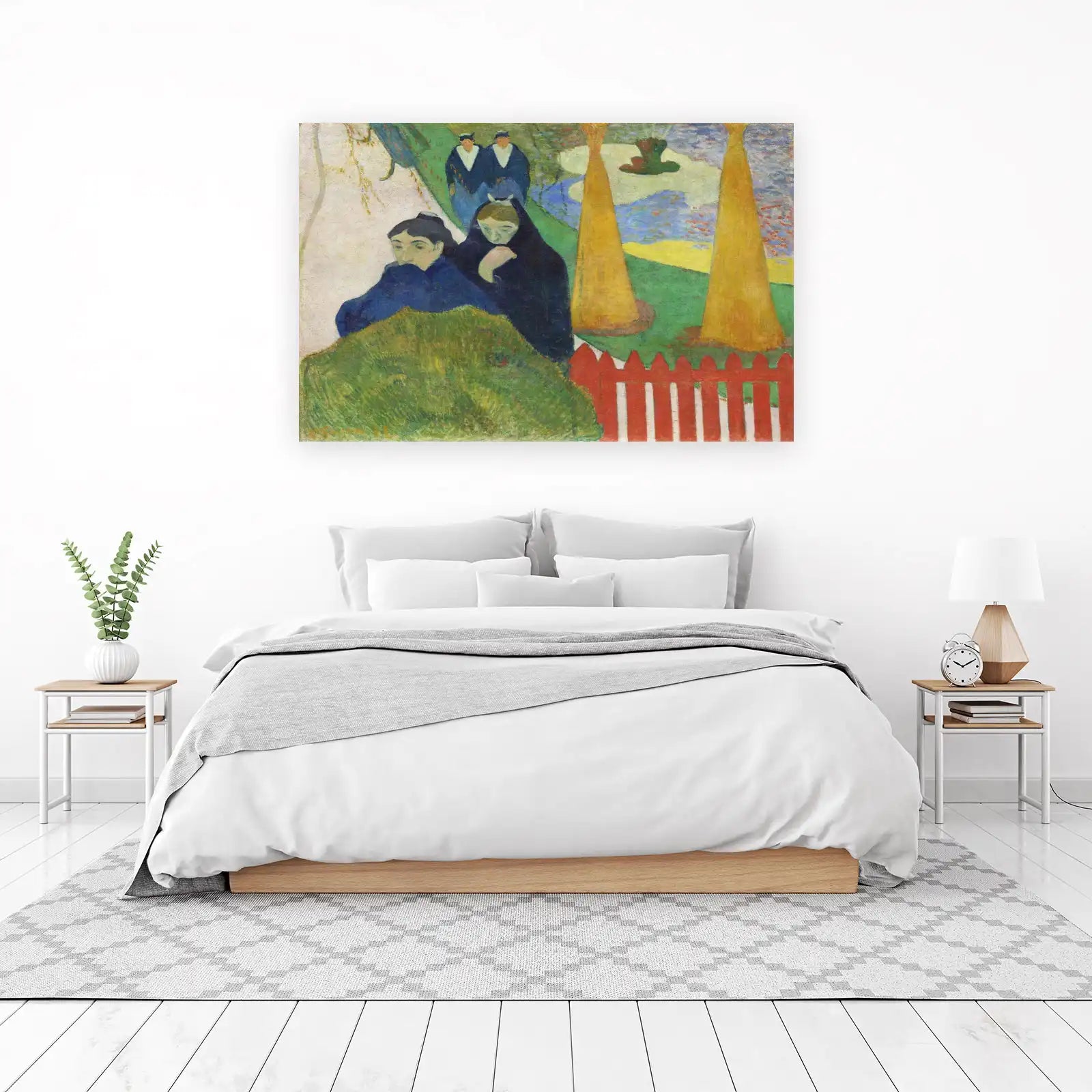Symbolist Garden Scene Wall Art