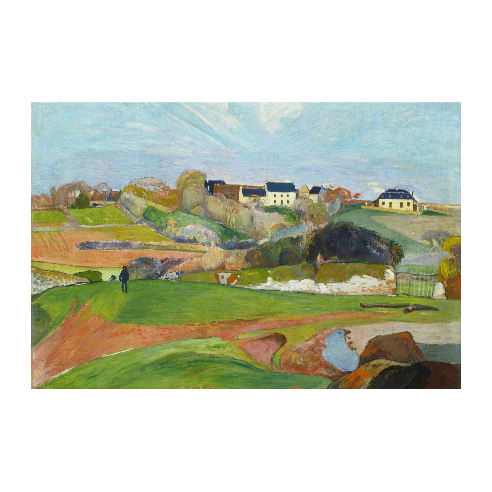 Gauguin Countryside Landscape Wall Art