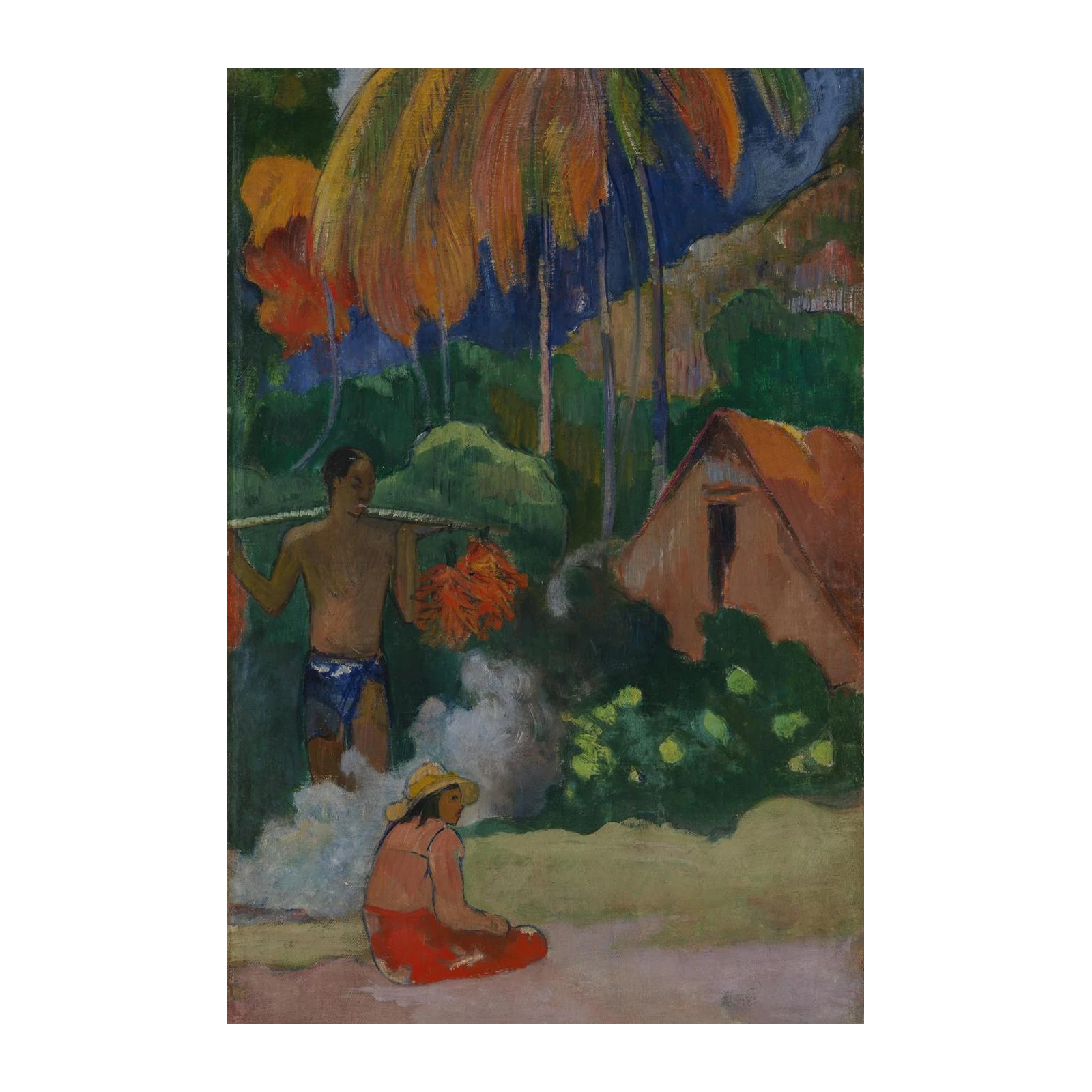 Tahitian Landscape Wall Art - Tropical Art