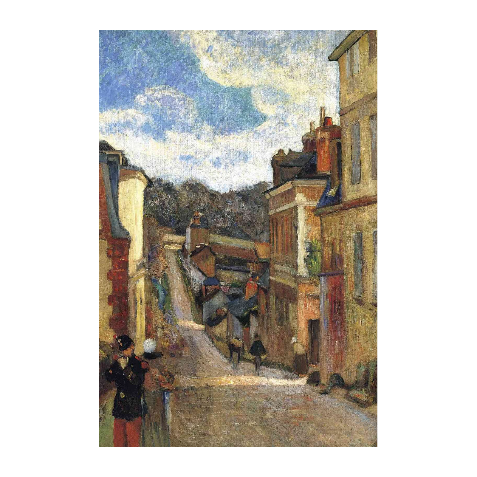 Impressionist Street Scene Wall Art