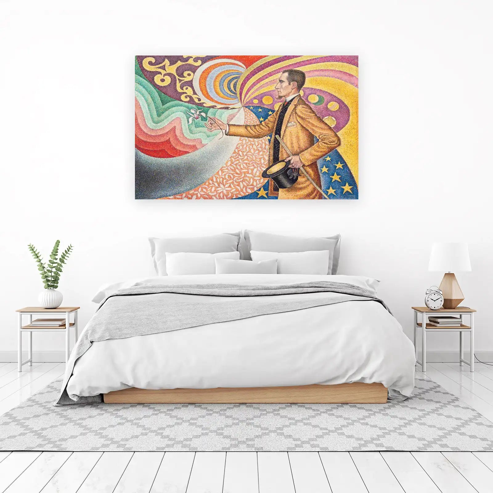 Psychedelic Symphony Man Wall Art
