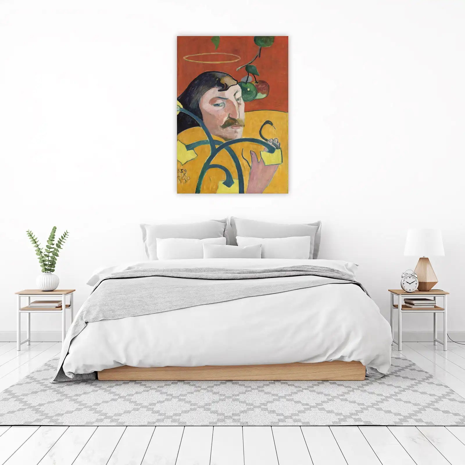 Gauguin Self-Portrait with Halo Wall Art