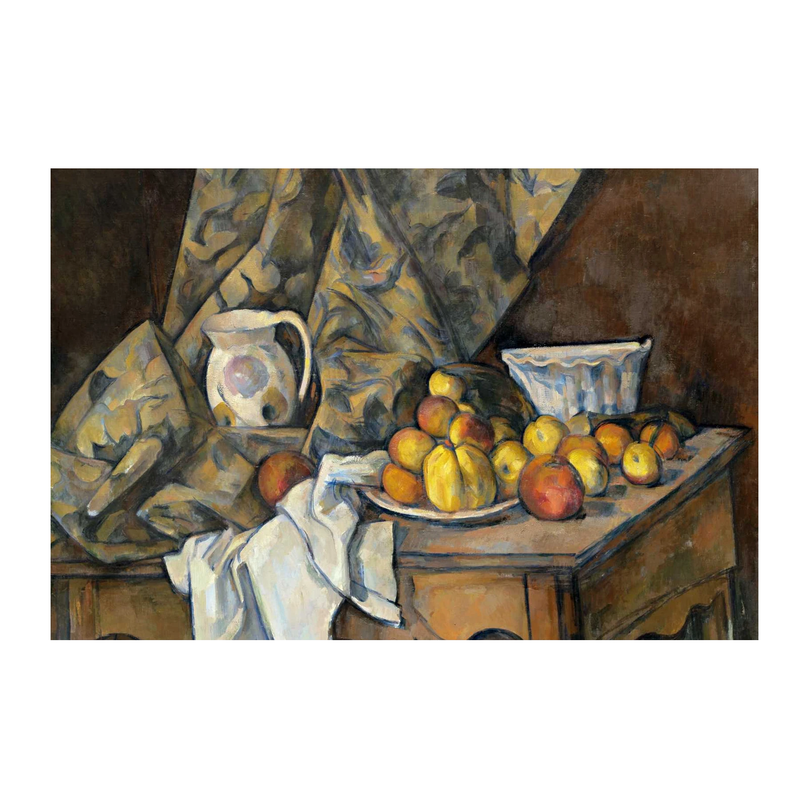 Vibrant Still Life Fruit Bowl Wall Art