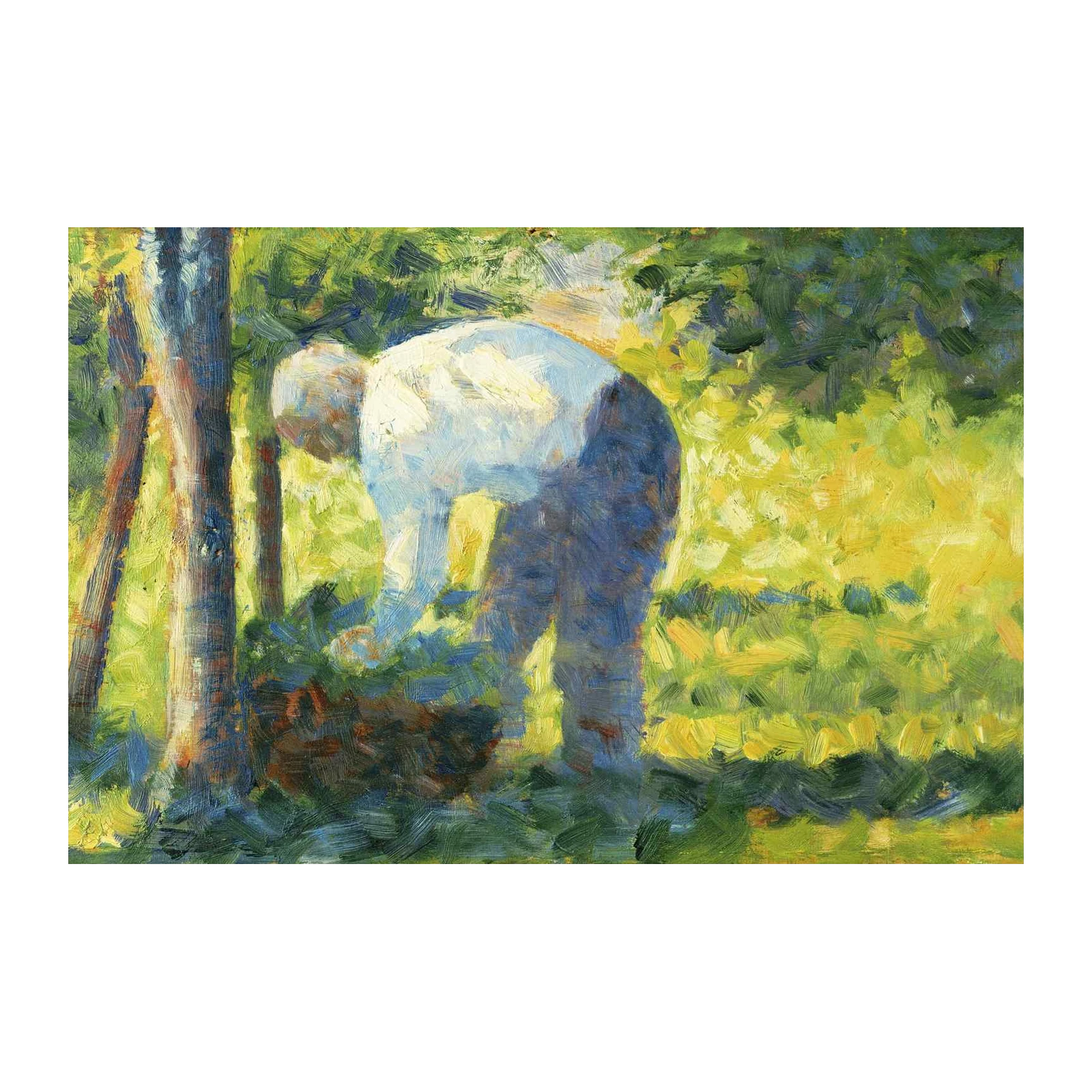Impressionist Farmer Picking Fruit Wall Art
