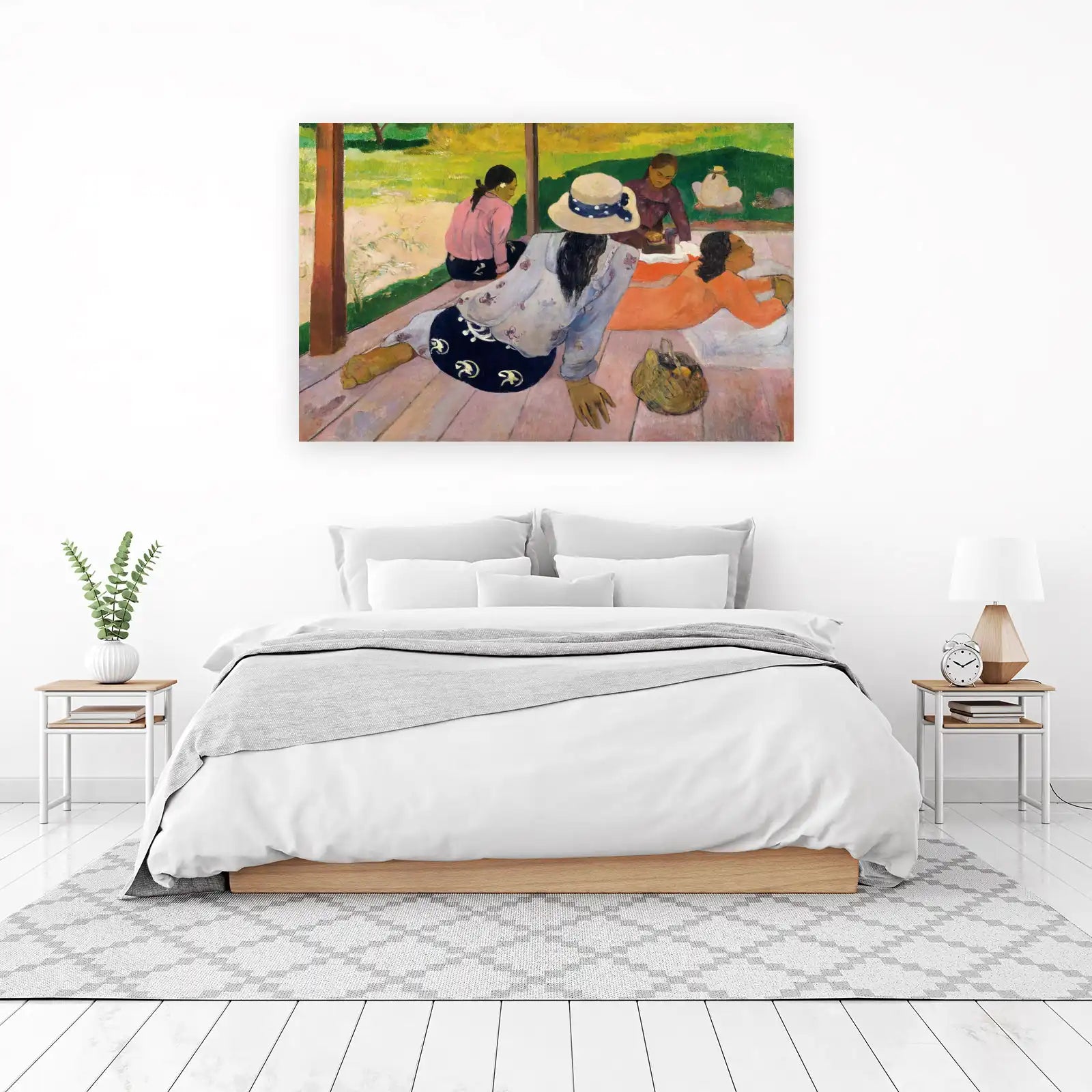 Gauguin's Tahitian Women Relaxing Wall Art