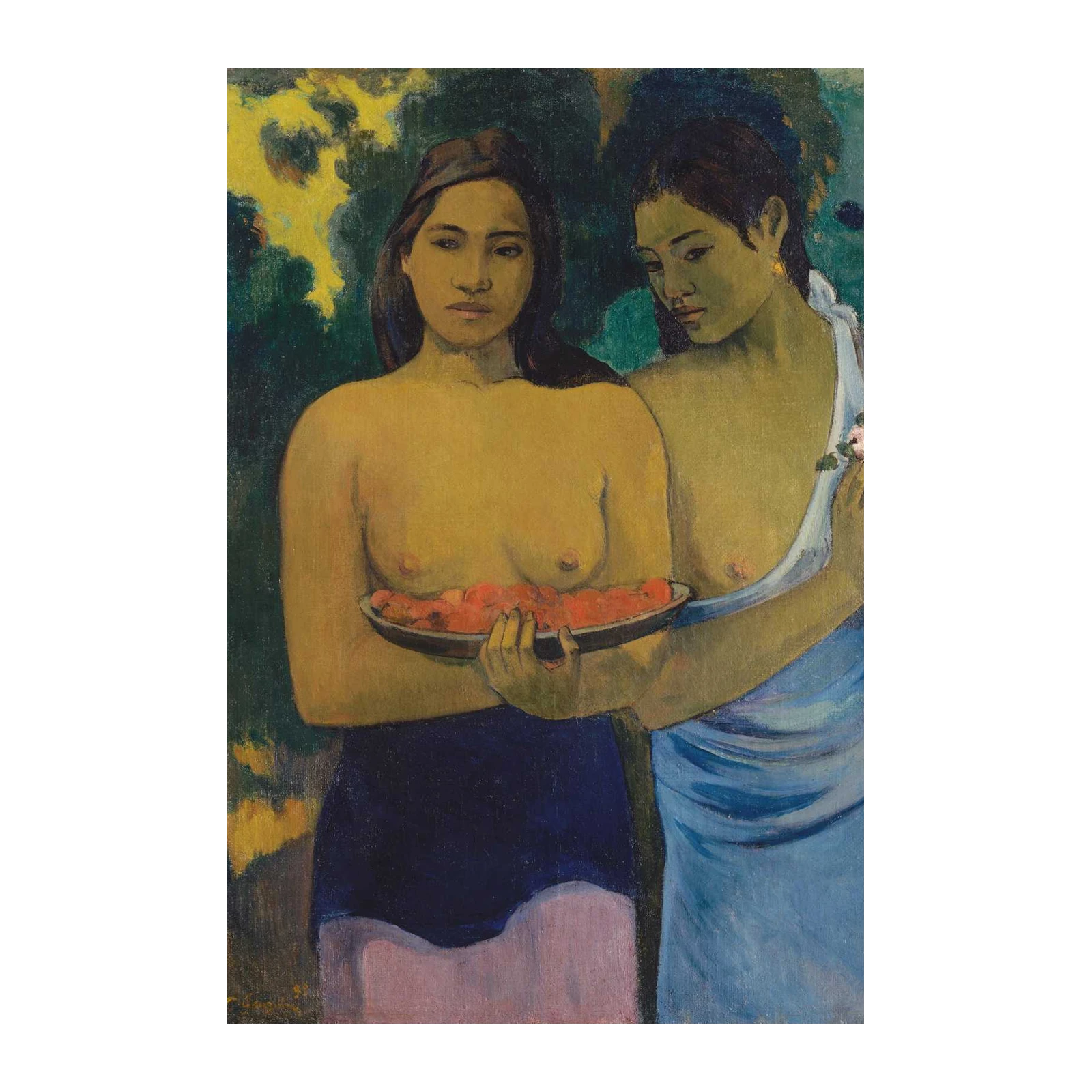 Gauguin Two Tahitian Women Wall Art