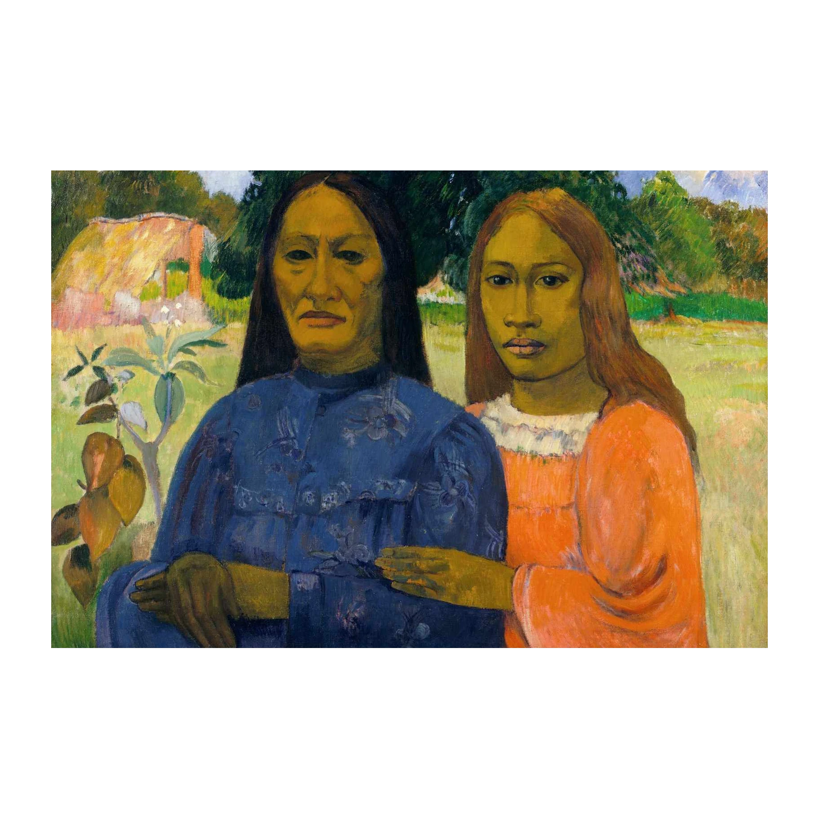 Tahitian Women Portrait Wall Art