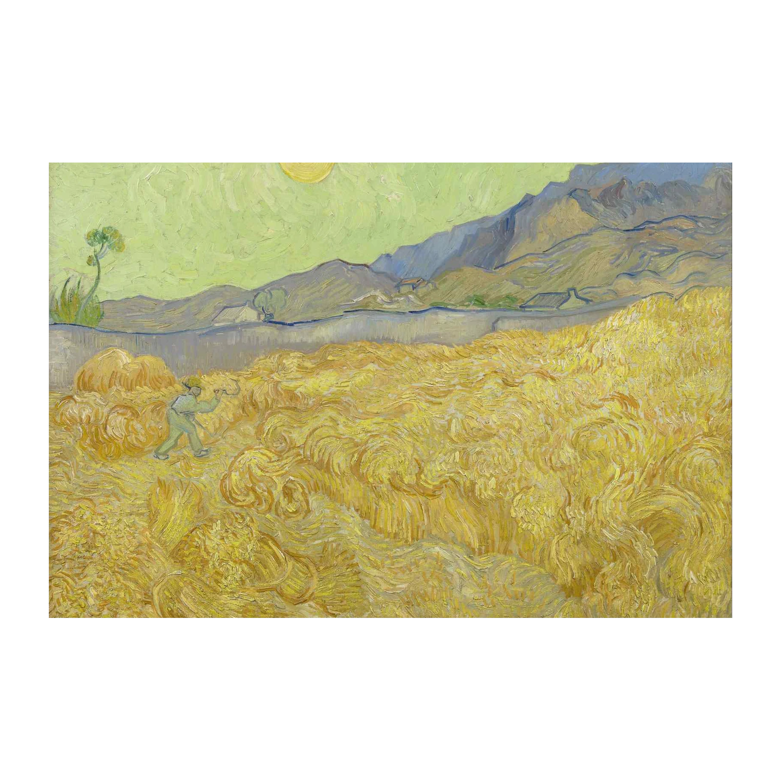 Van Gogh Wheatfield Harvest Wall Art