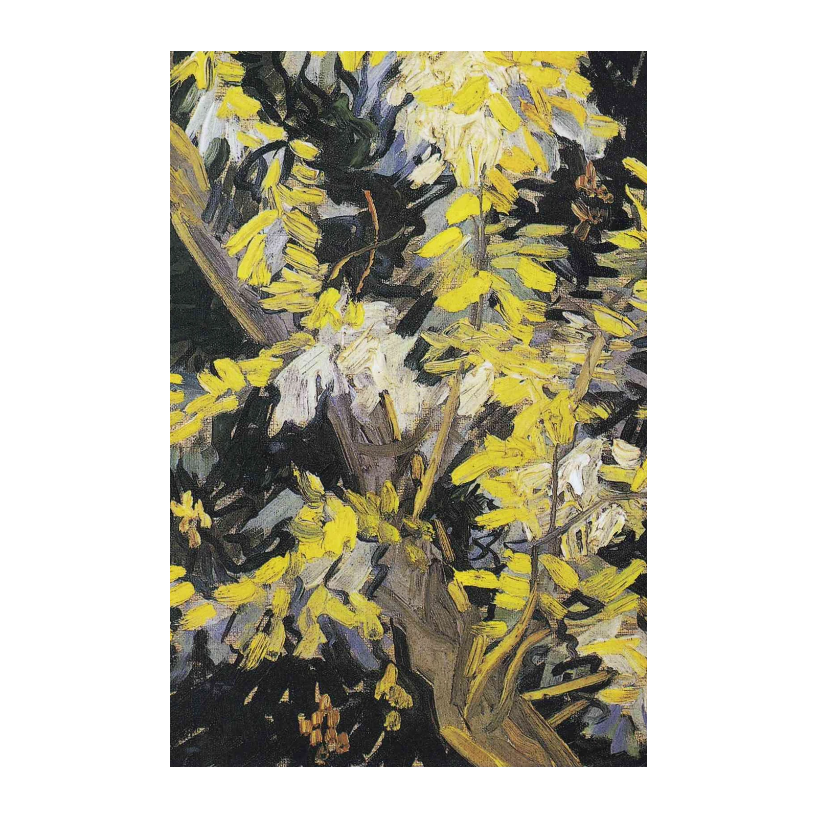 Vibrant Yellow Blossom Branches Wall Art
