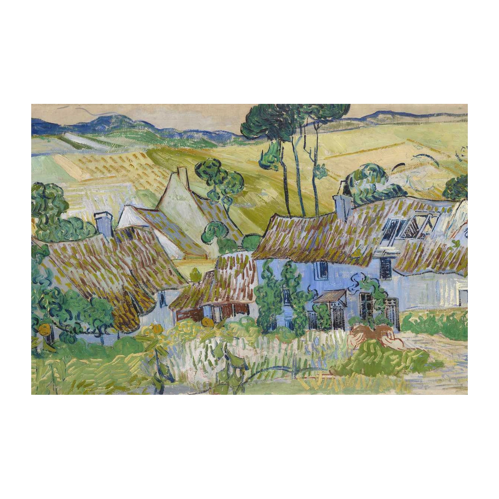 Van Gogh's Countryside Charm: 'The Wheat Fields' Wall Art