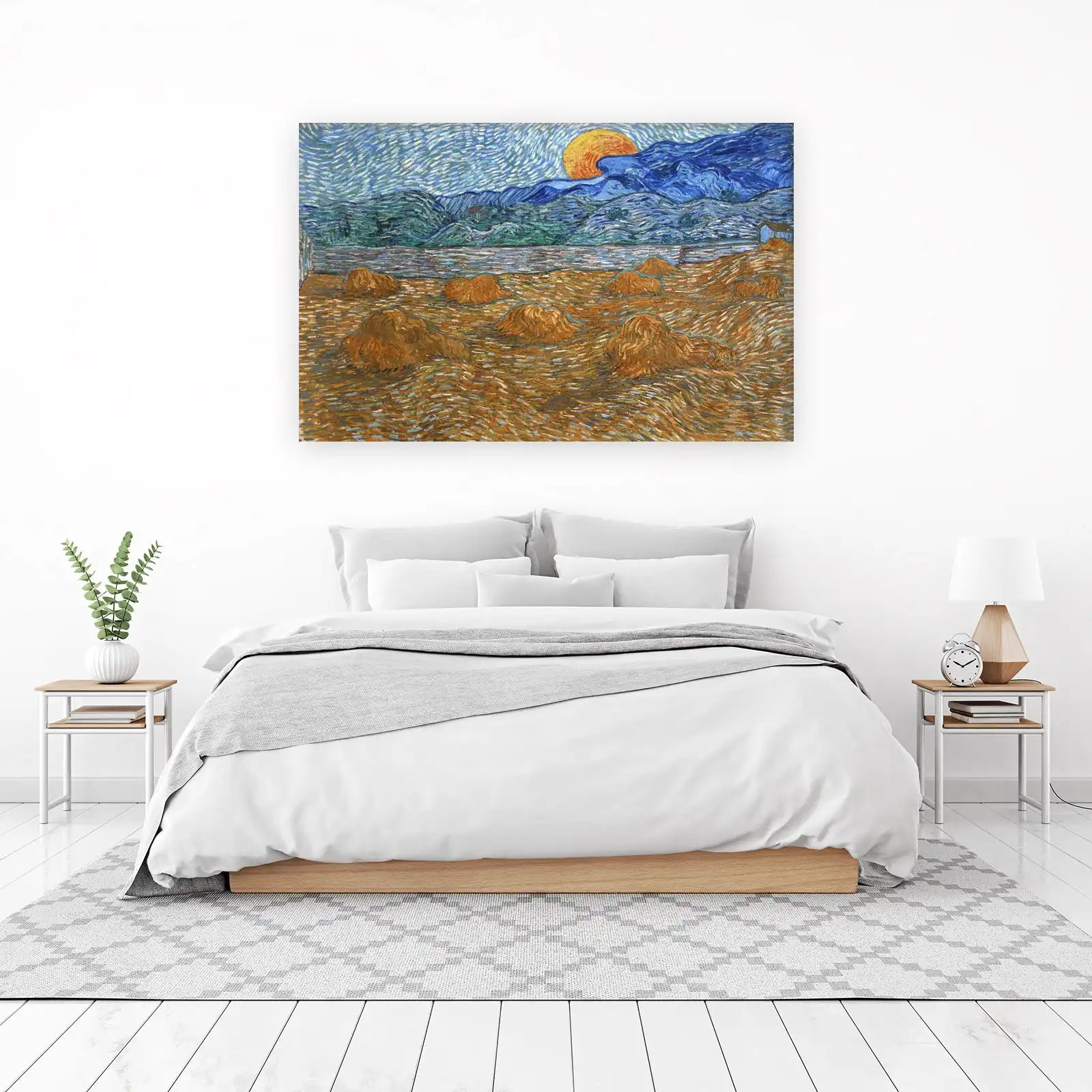 Van Gogh Haystacks Landscape Wall Art