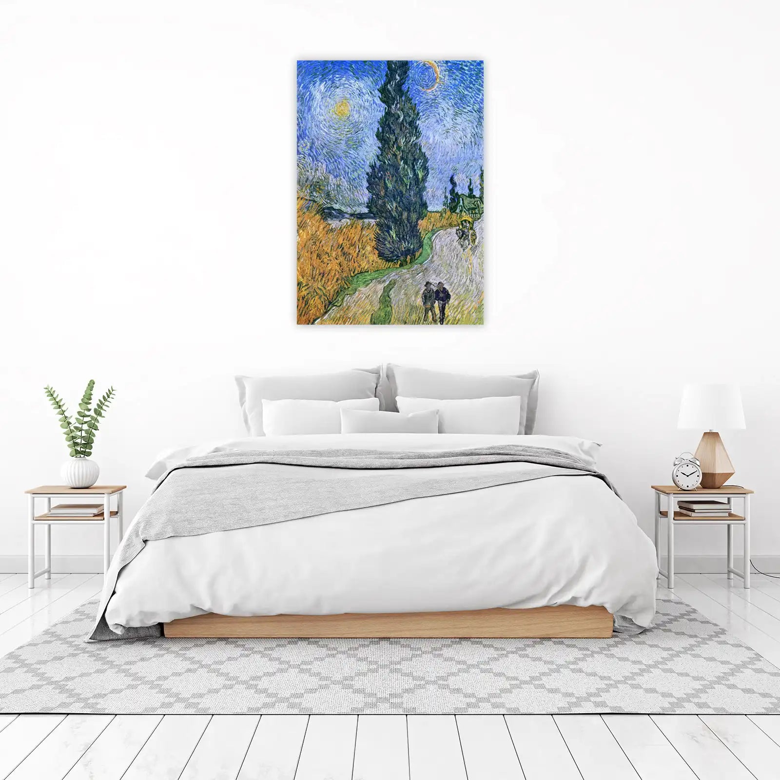Starry Night Over the Rhône Cypress Wall Art