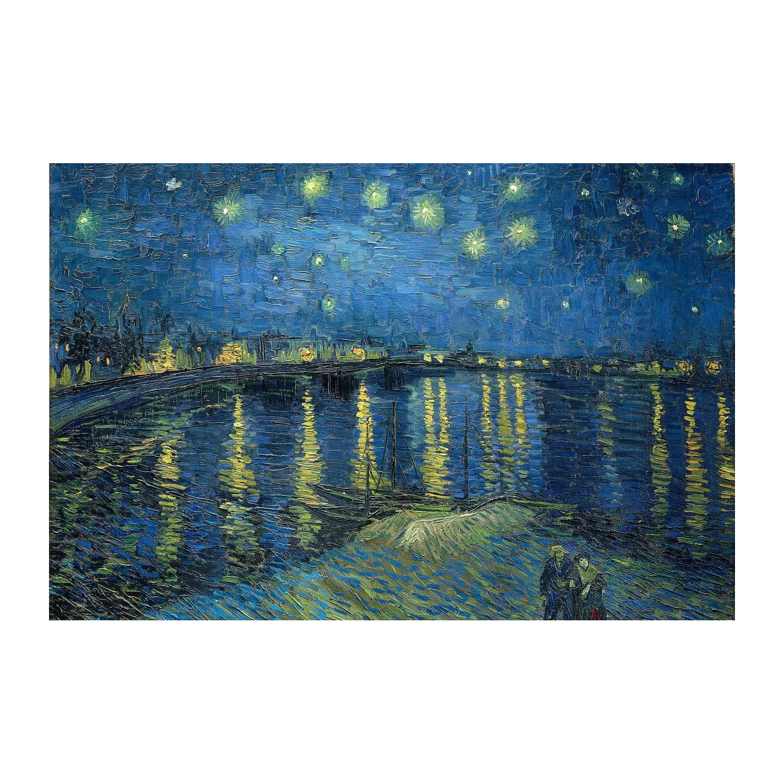 Starry Night River Van Gogh Wall Art