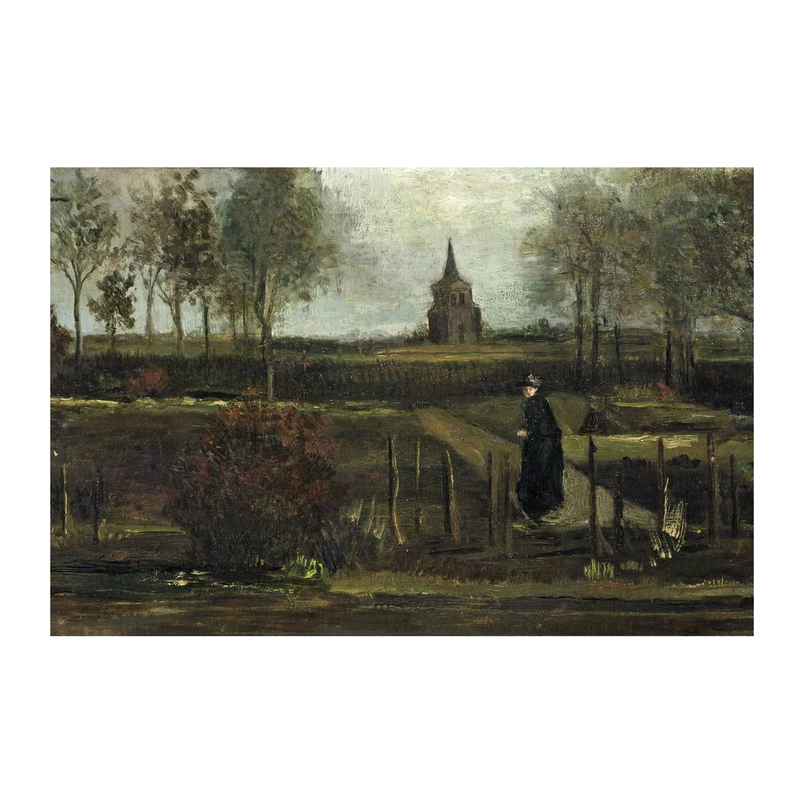 Vincent Van Gogh Garden Path Wall Art