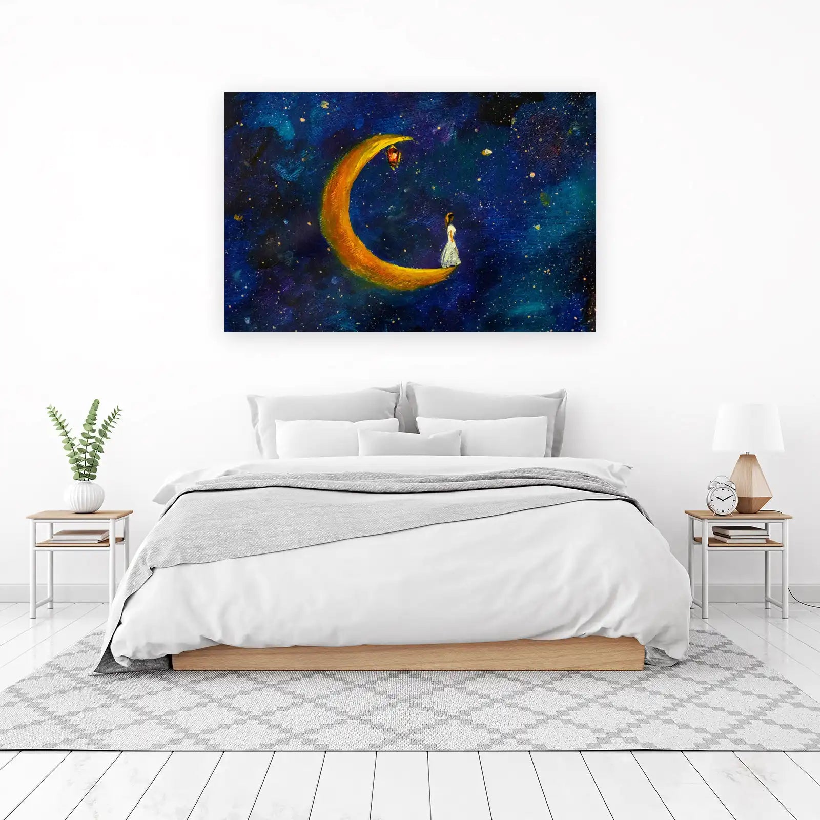 Magical Moonlit Dreamer Wall Art