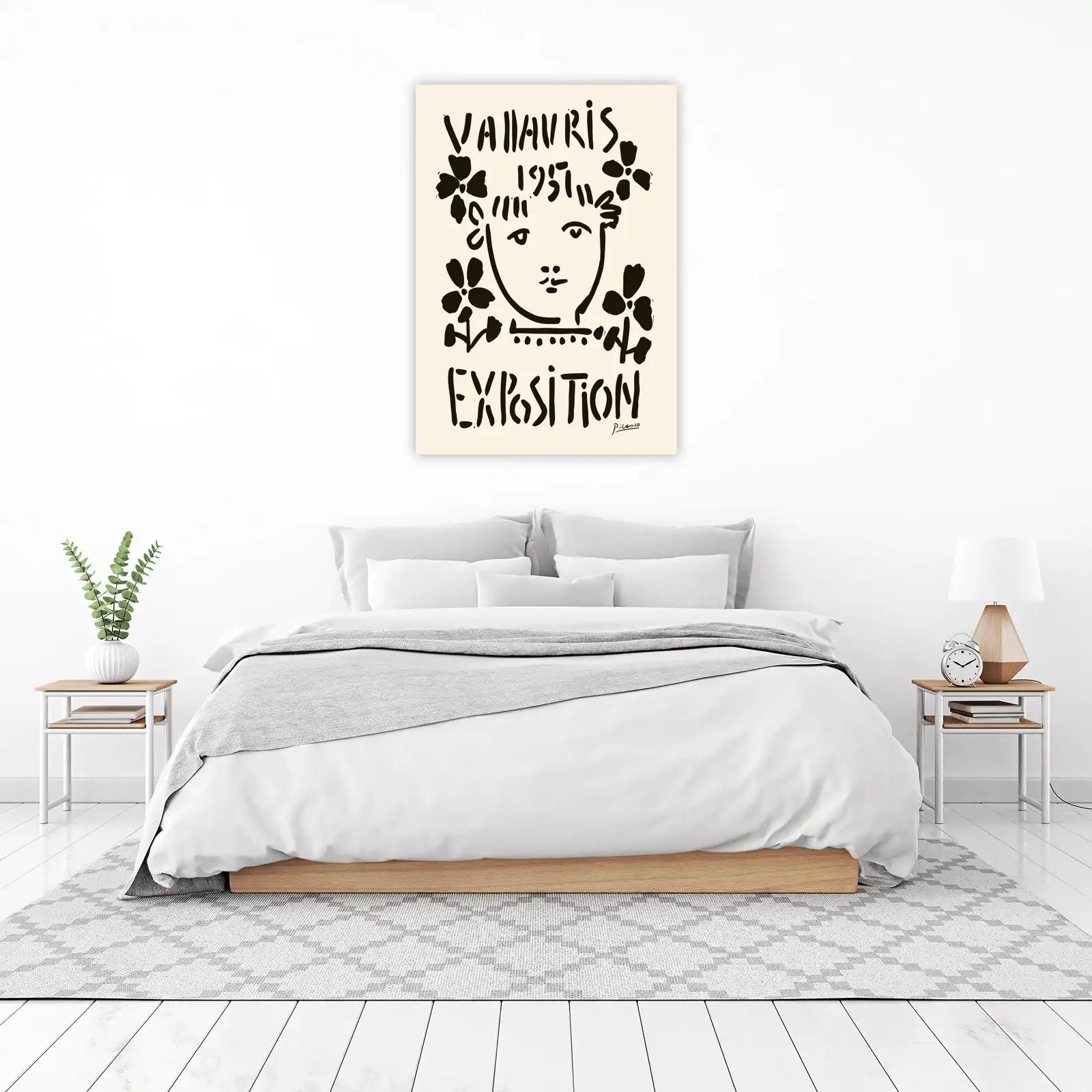 Vintage Picasso Vallauris Exposition Wall Art