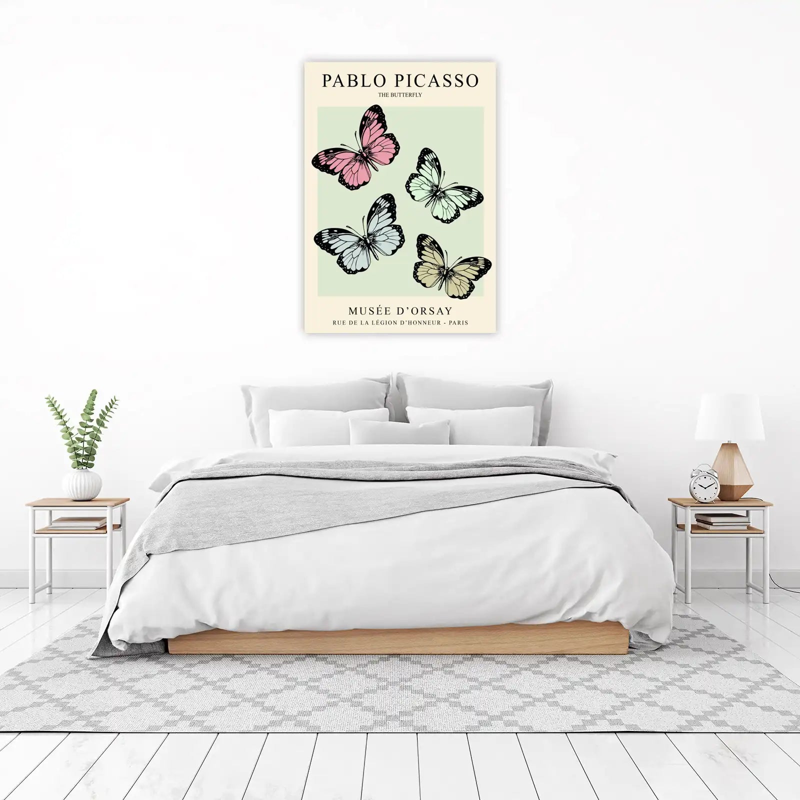 Pablo Picasso "The Butterfly" Art Wall Art