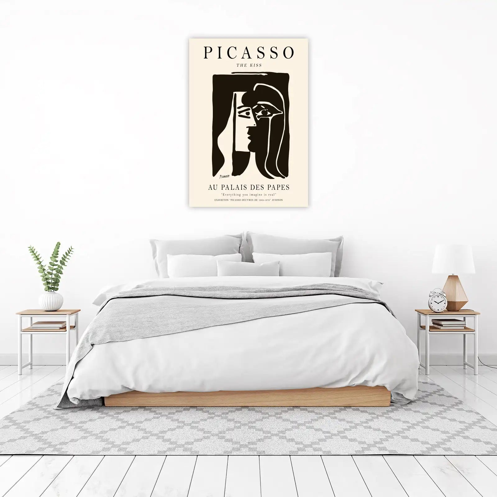Picasso "The Kiss" Iconic Portrait Wall Art