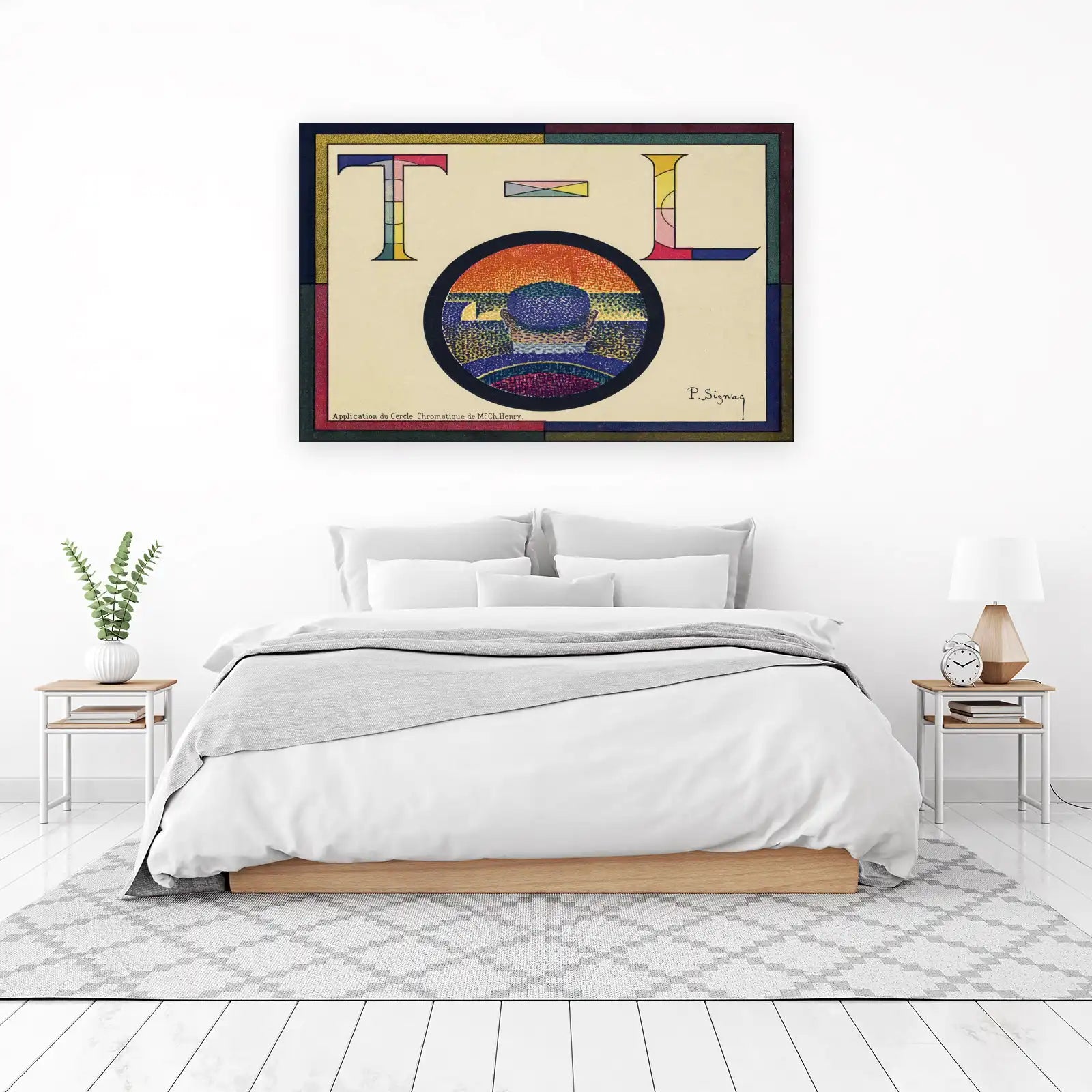 Neo-Impressionist Alphabet 'TOL' Wall Art