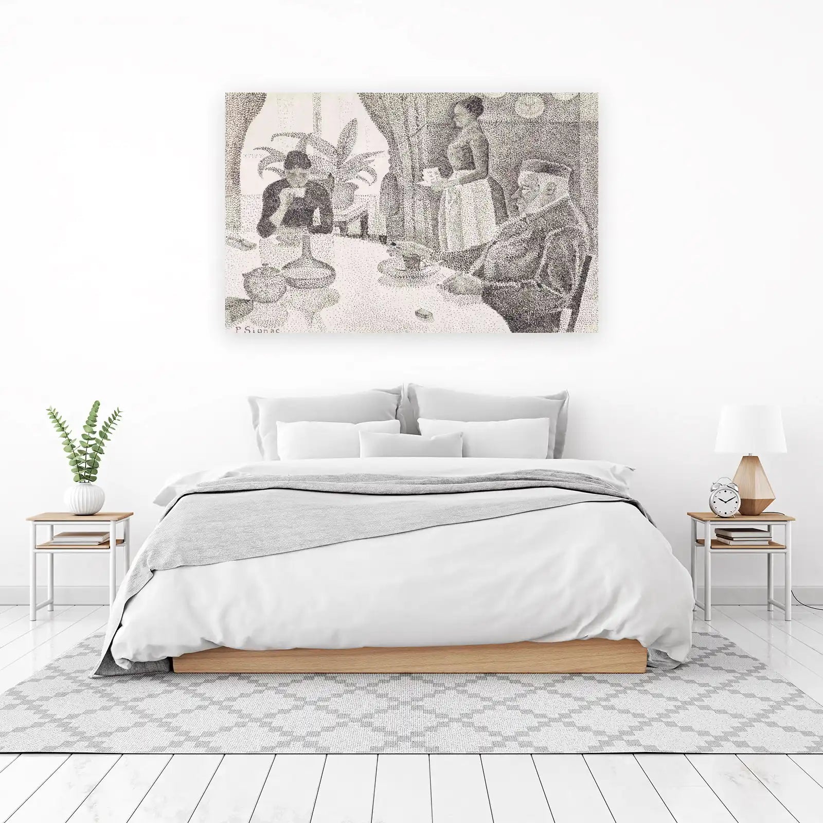 Neo-Impressionist Table Scene Wall Art