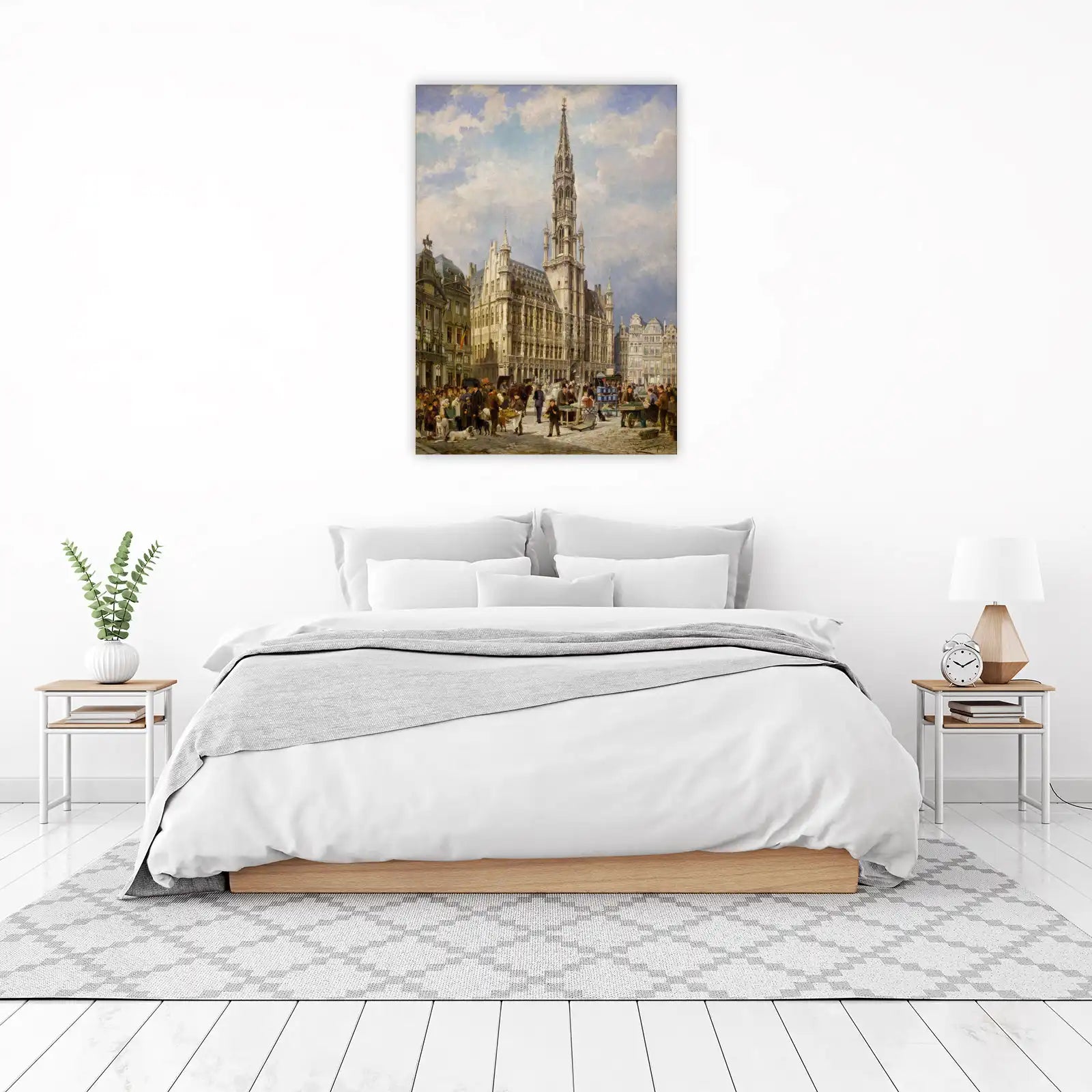 Grand Place Brussels Market Wall Art