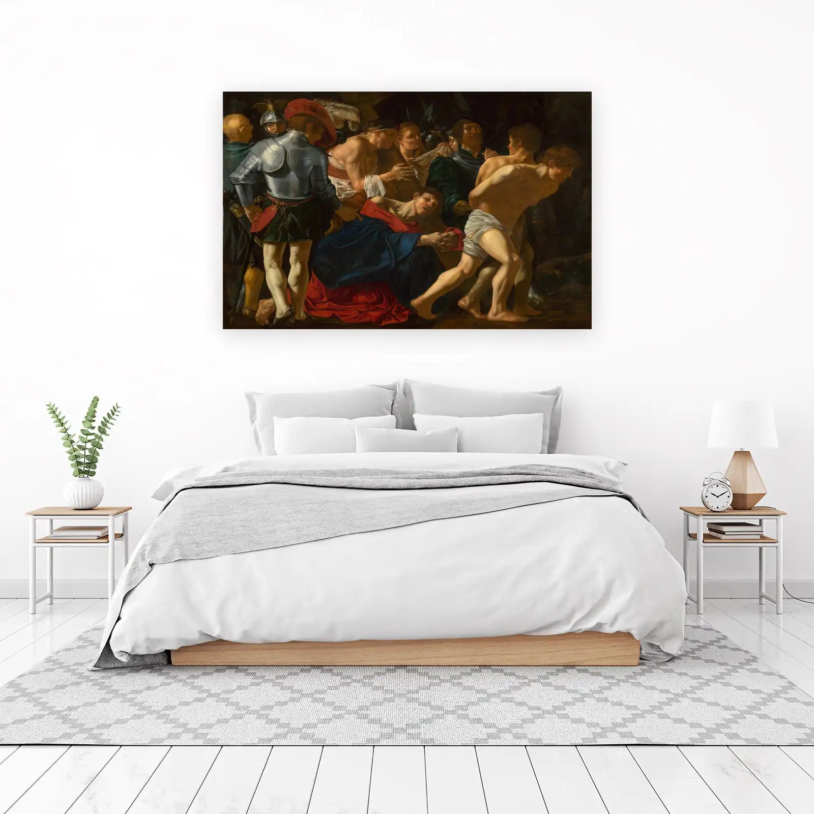 Baroque Religious Masterpiece Jesus Carrying Cross Wall Art