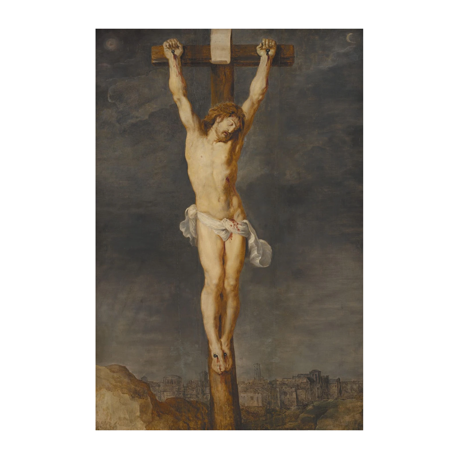 Crucifixion of Christ Religious Wall Art