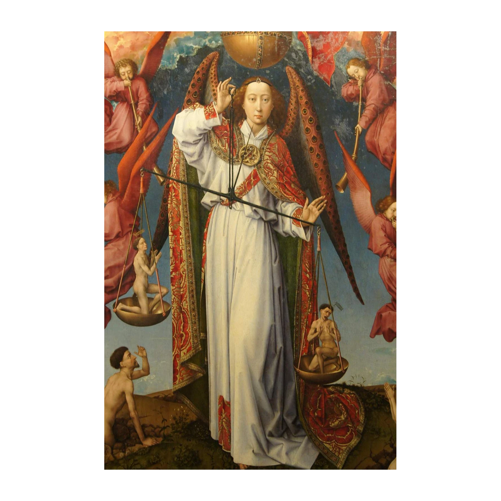 Archangel Michael Weighing Souls Wall Art