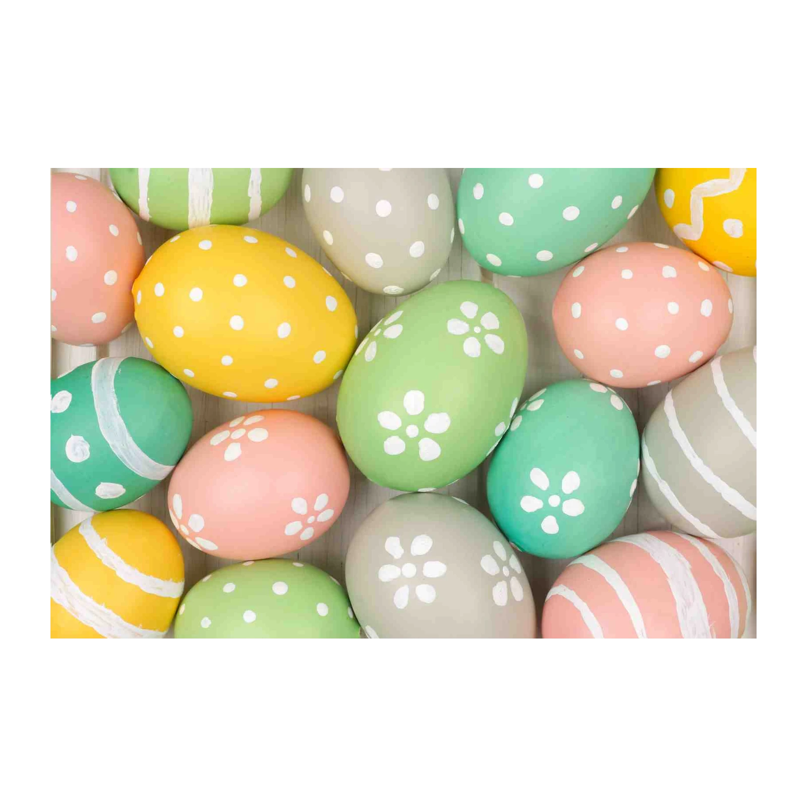 Pastel Easter Eggs Wall Art Wall Art