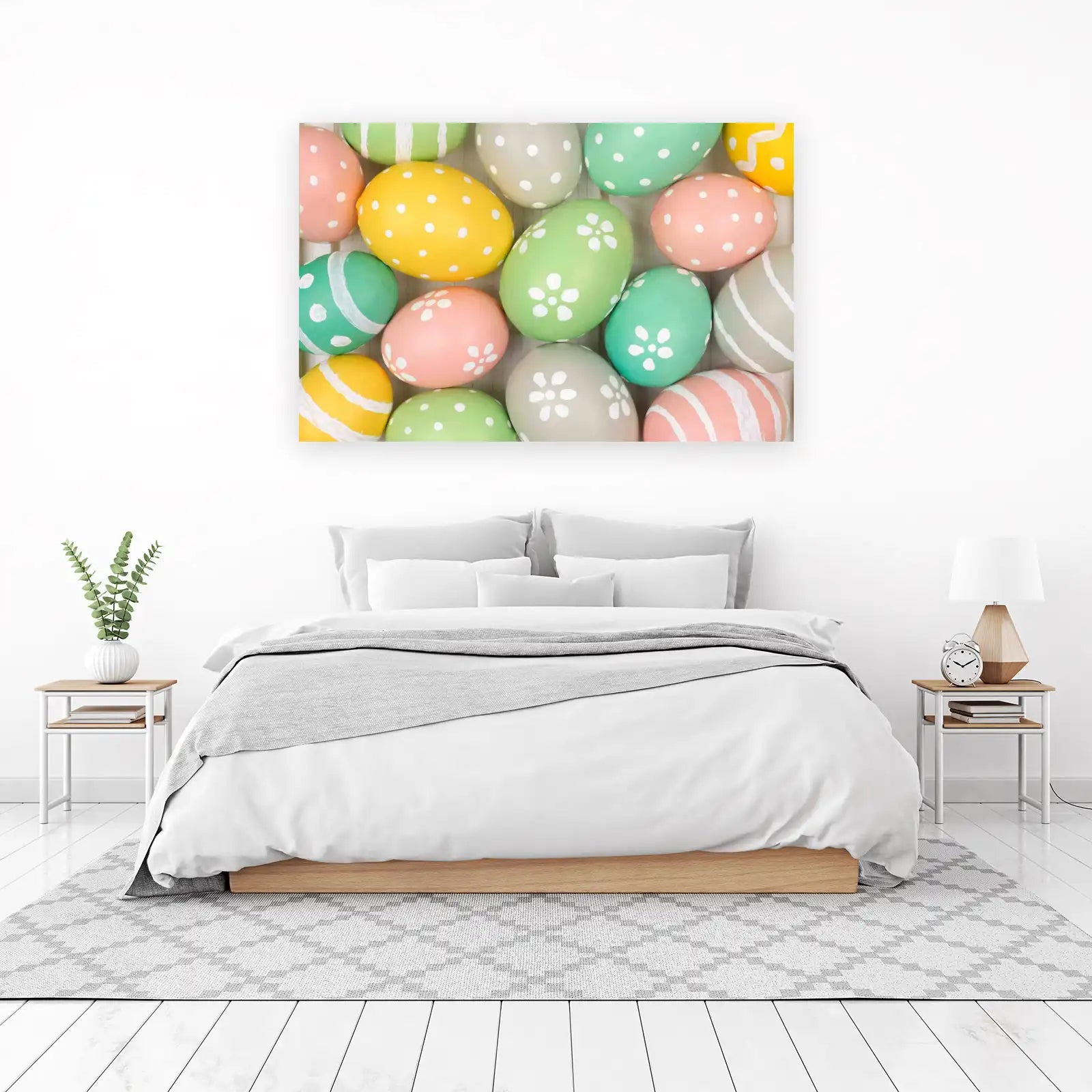 Pastel Easter Eggs Wall Art Wall Art