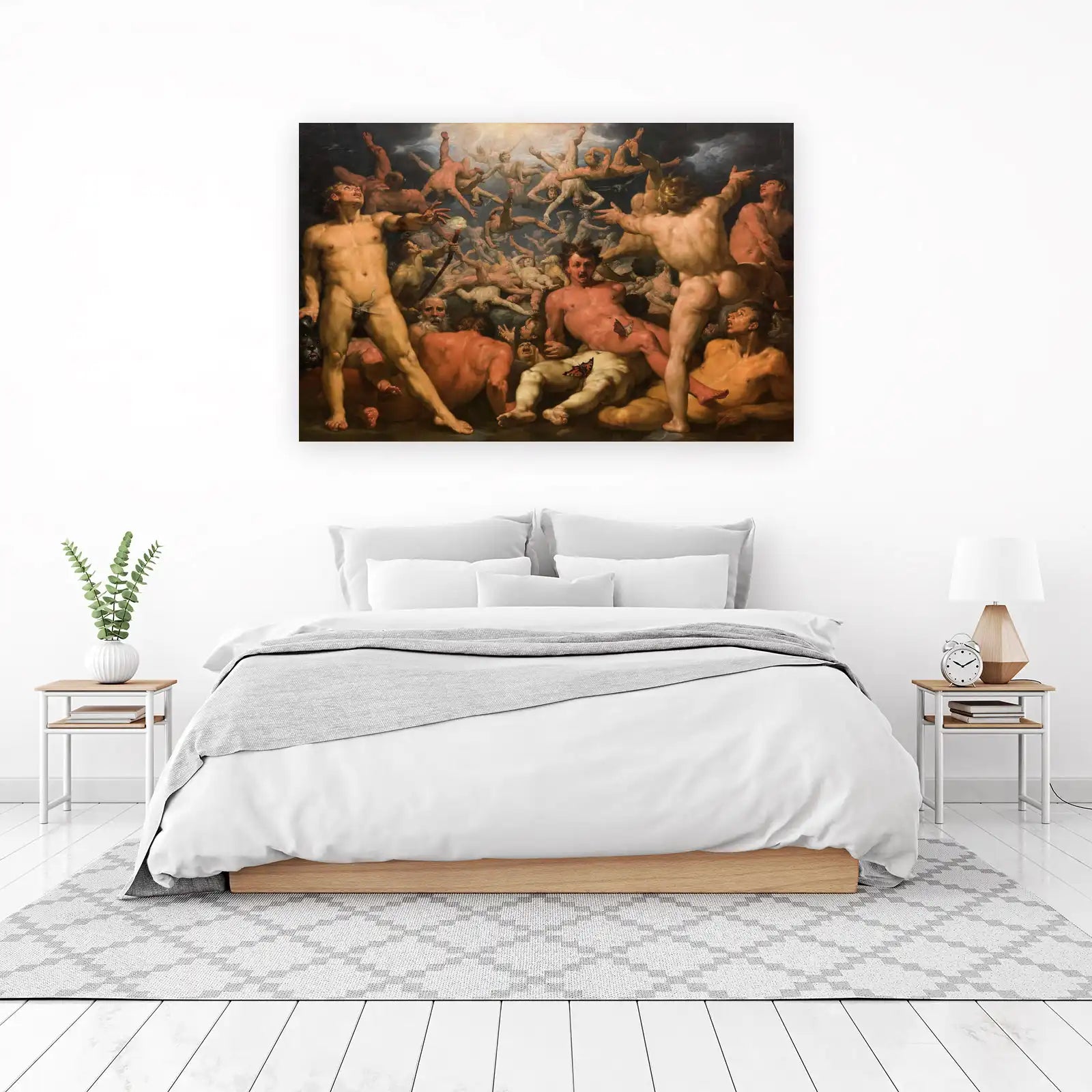 Baroque Figures Dramatic Fall Wall Art